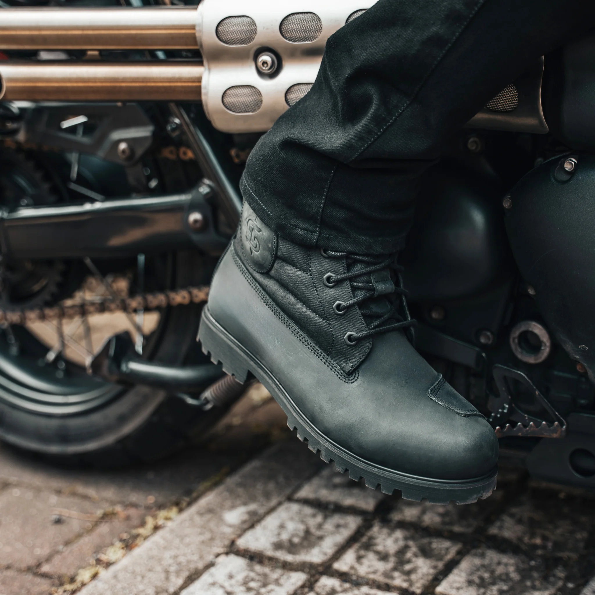 Blackstrike Black Motorcycle Boots - Image 7