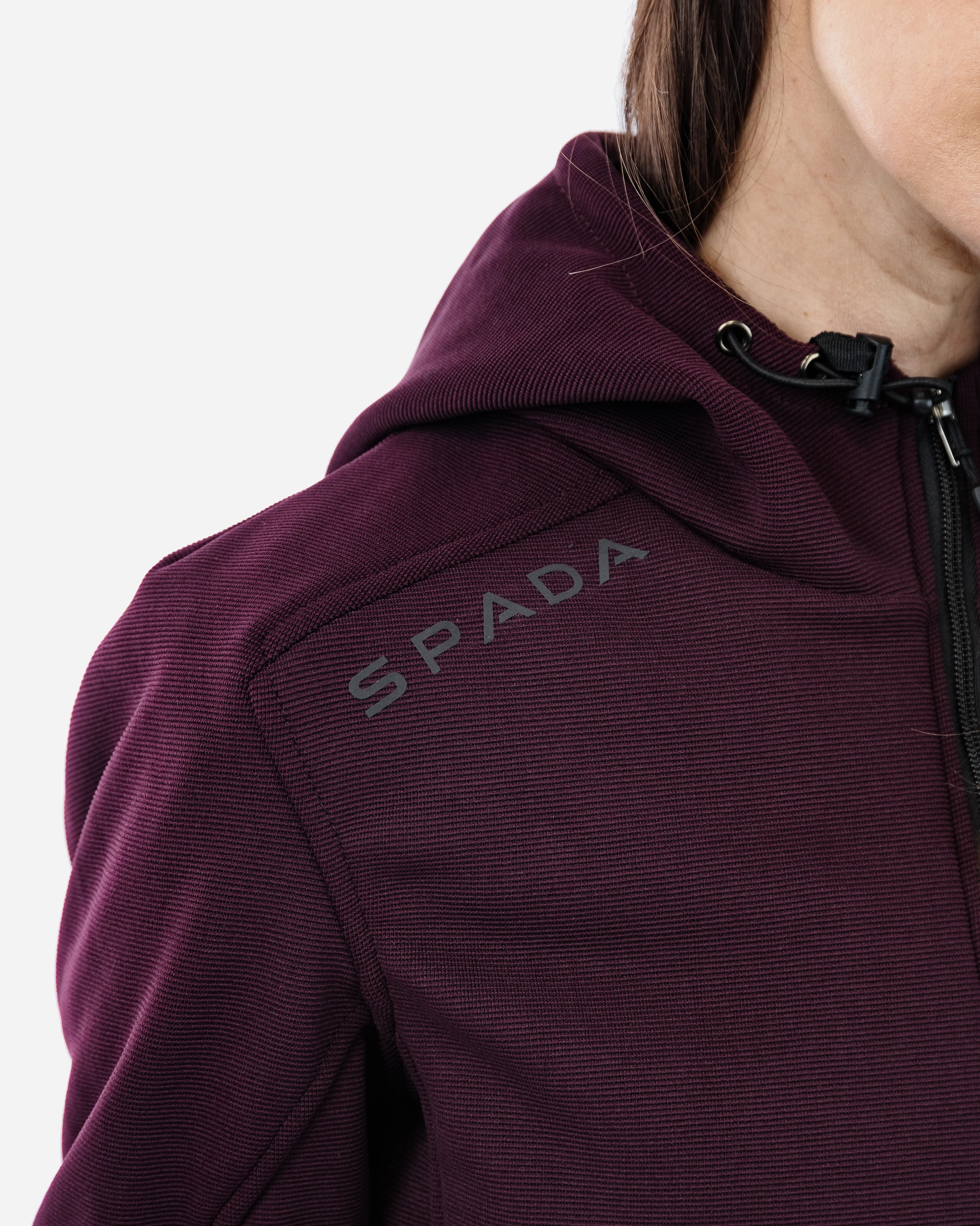 Blade Port Red Zip Up Motorcycle Hoodie - Image 3