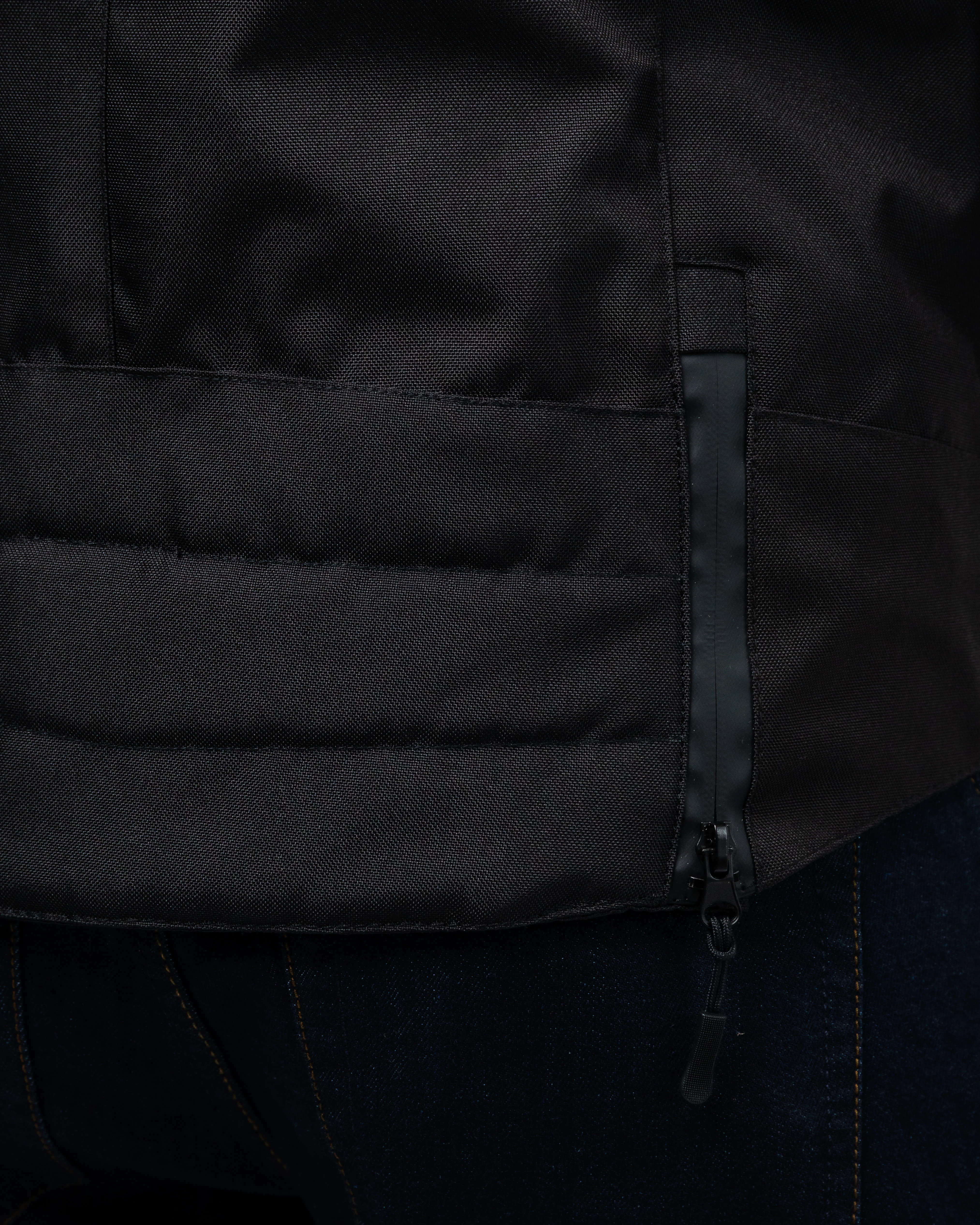 Cafe Flux Black Motorcycle Jacket - Image 12