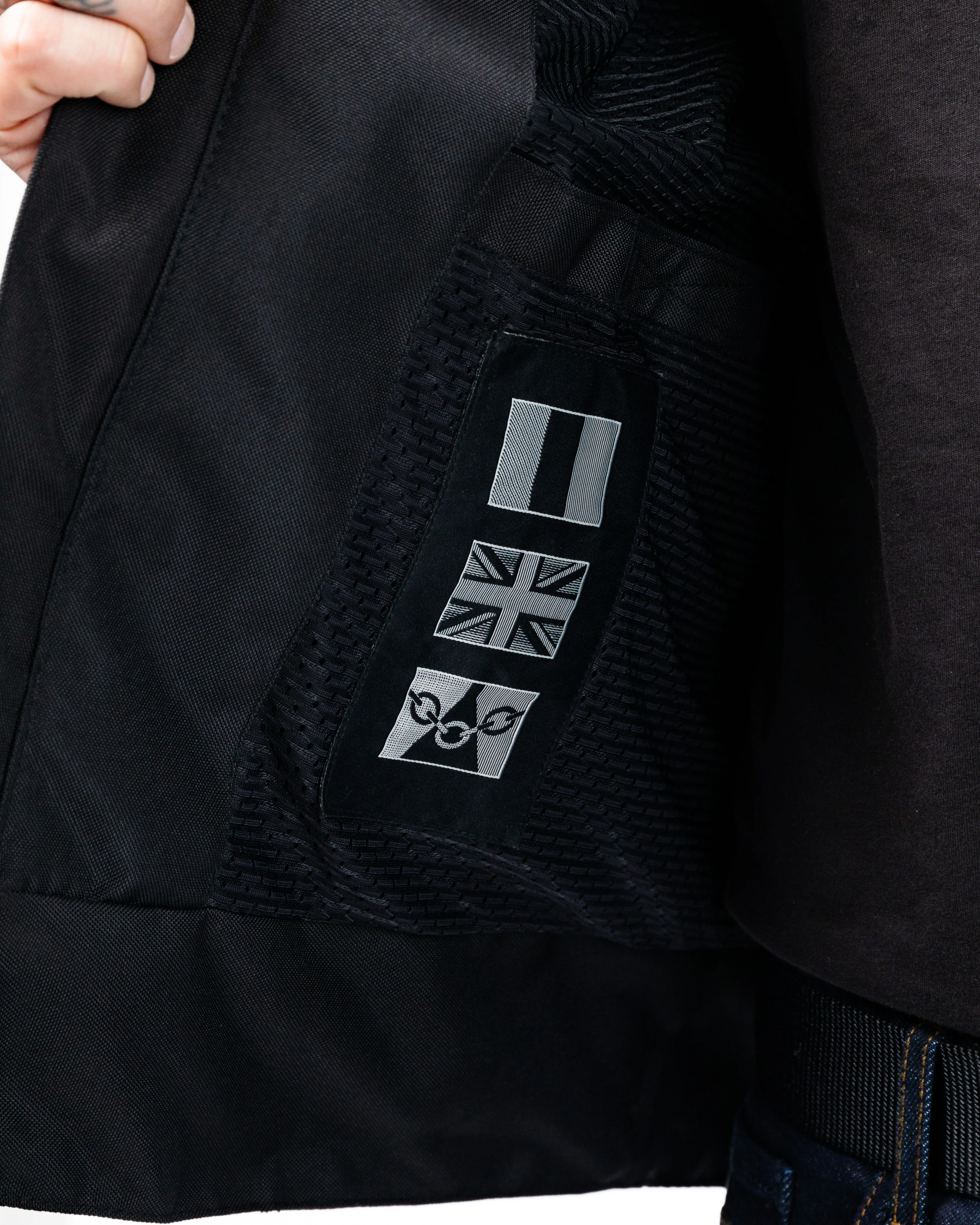Cafe Flux Black Motorcycle Jacket - Image 8
