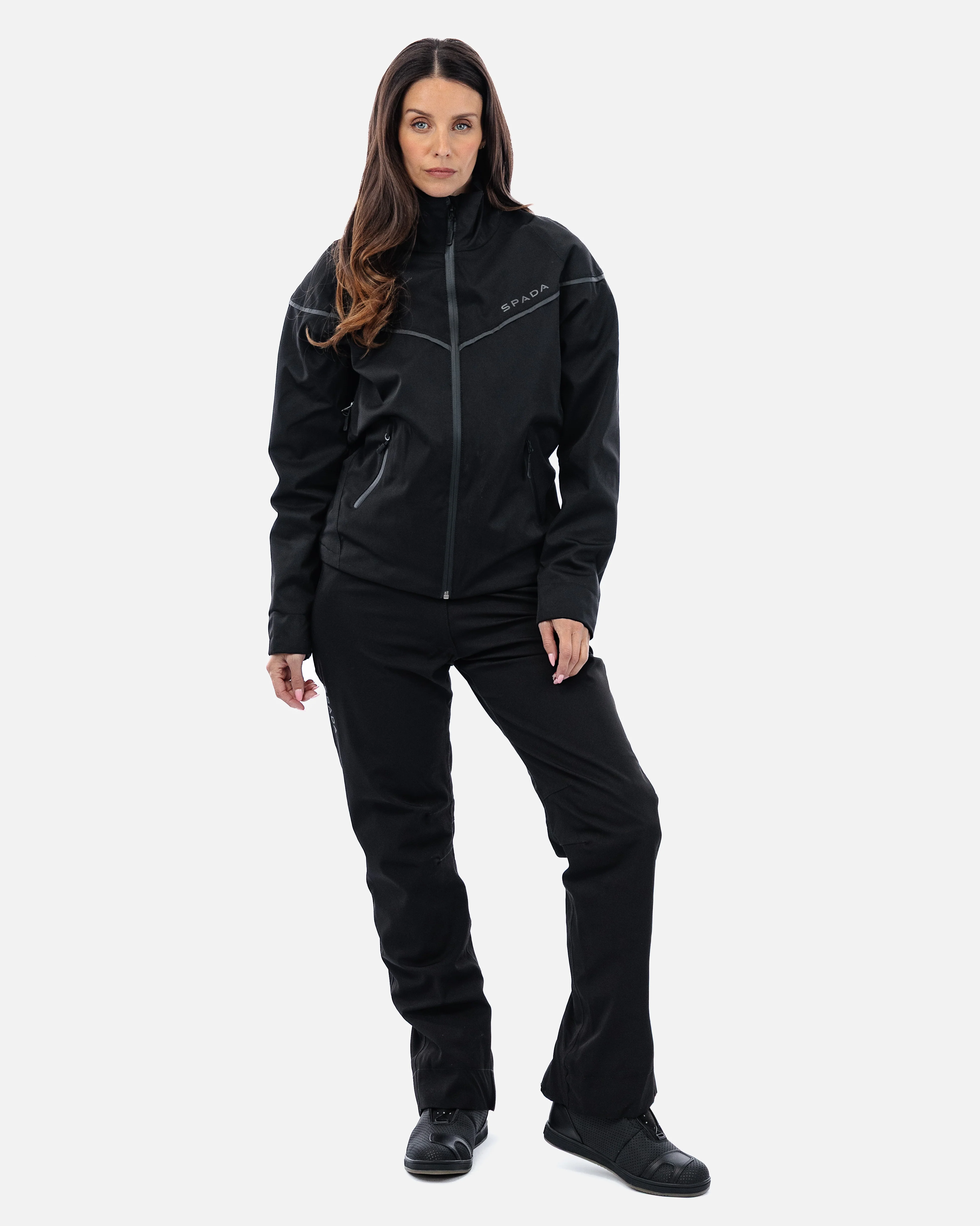Dash Black Ladies Motorcycle Jacket - Image 3