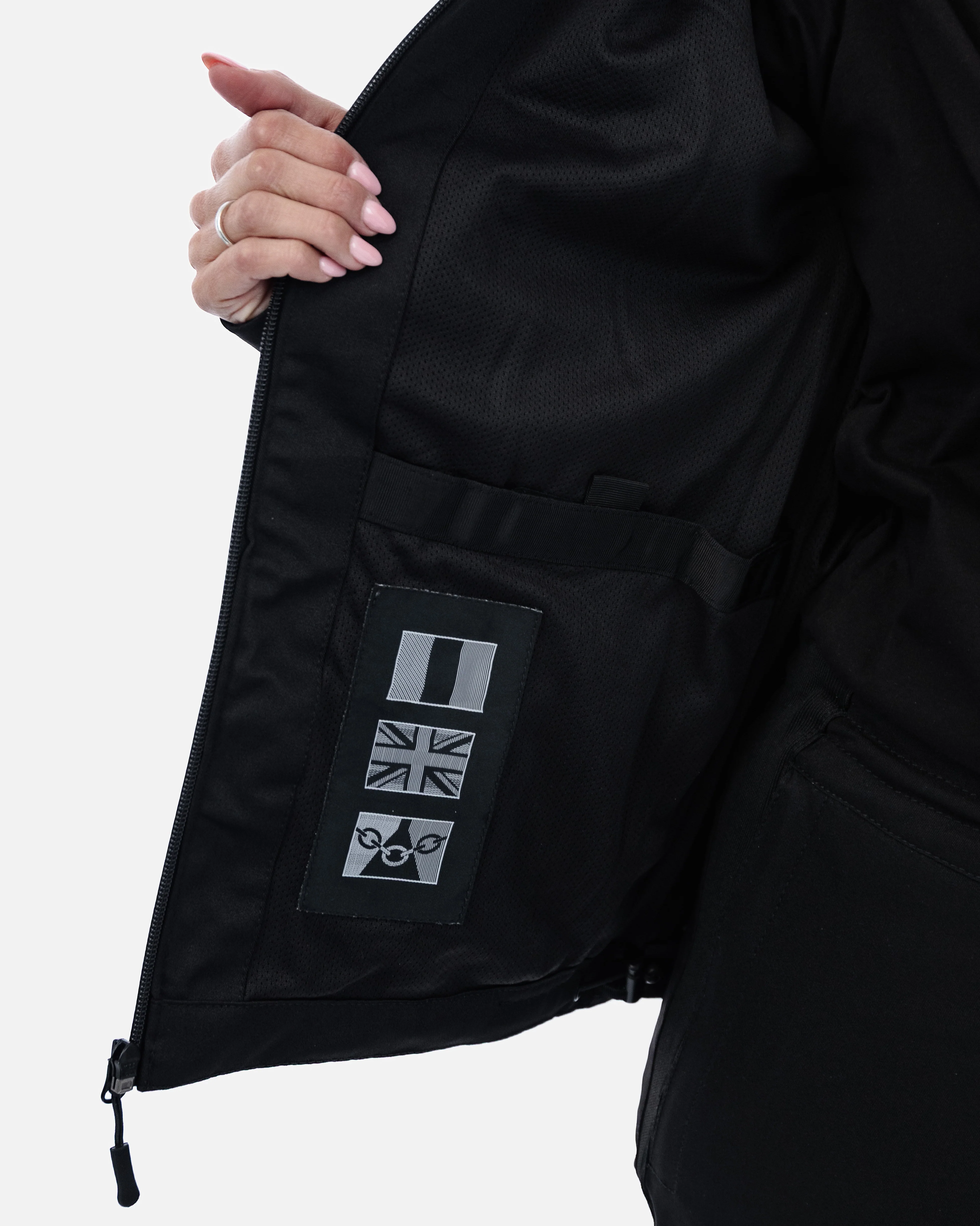 Dash Black Ladies Motorcycle Jacket - Image 8