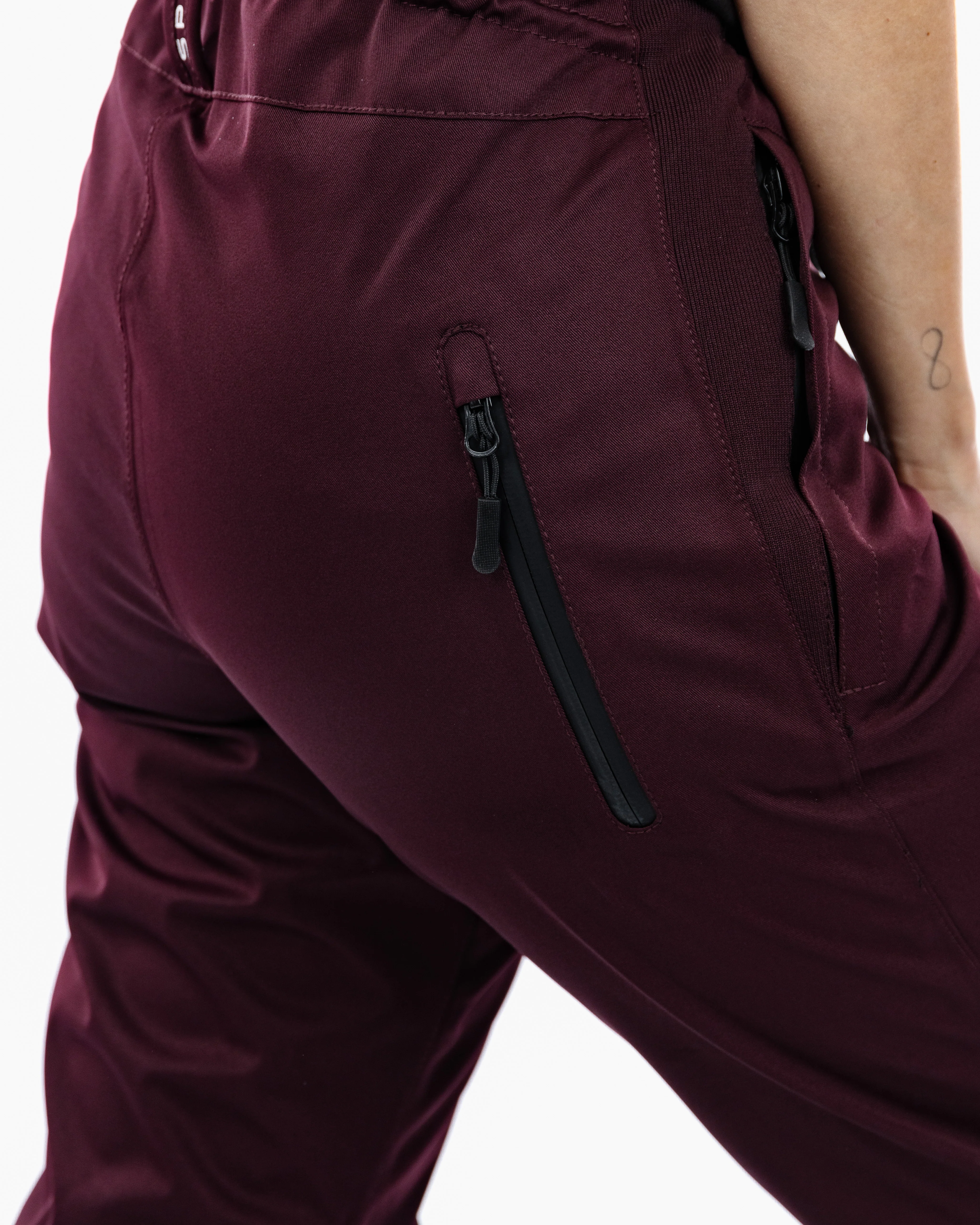Dash Ladies Port Red Trousers - Image 4