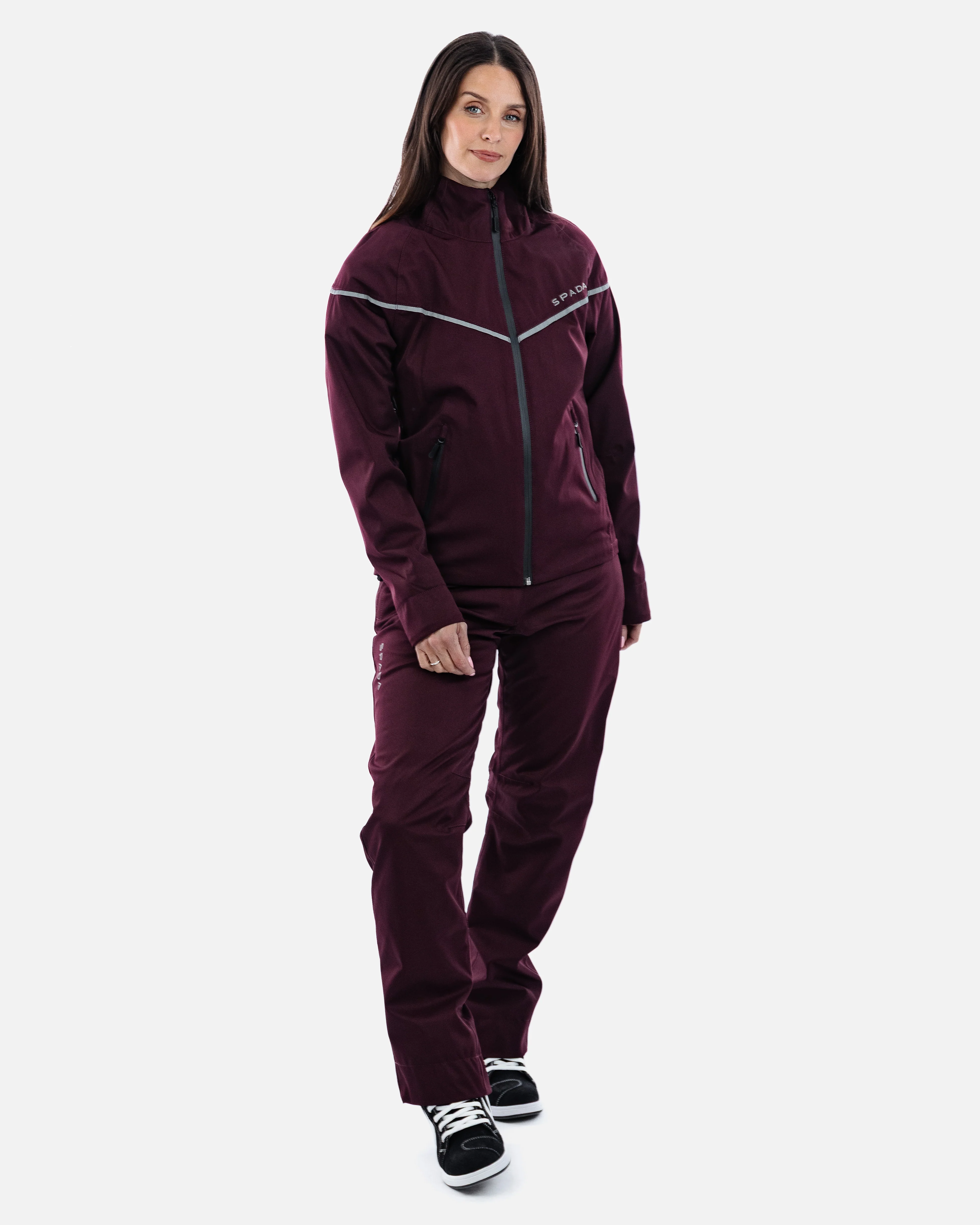 Dash Port Red Ladies Motorcycle Jacket - Image 11