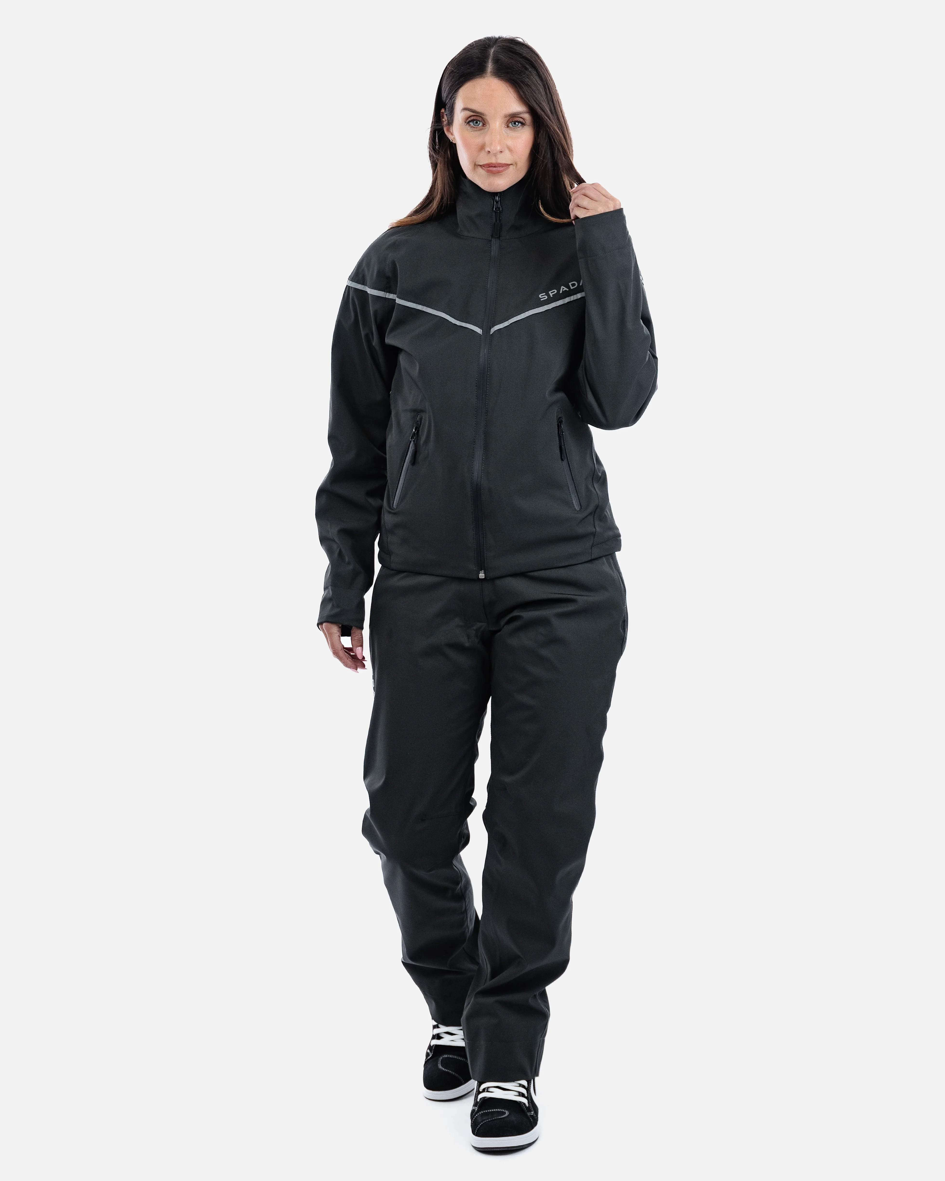 Dash Unexplored Grey Ladies Motorcycle Jacket - Image 6