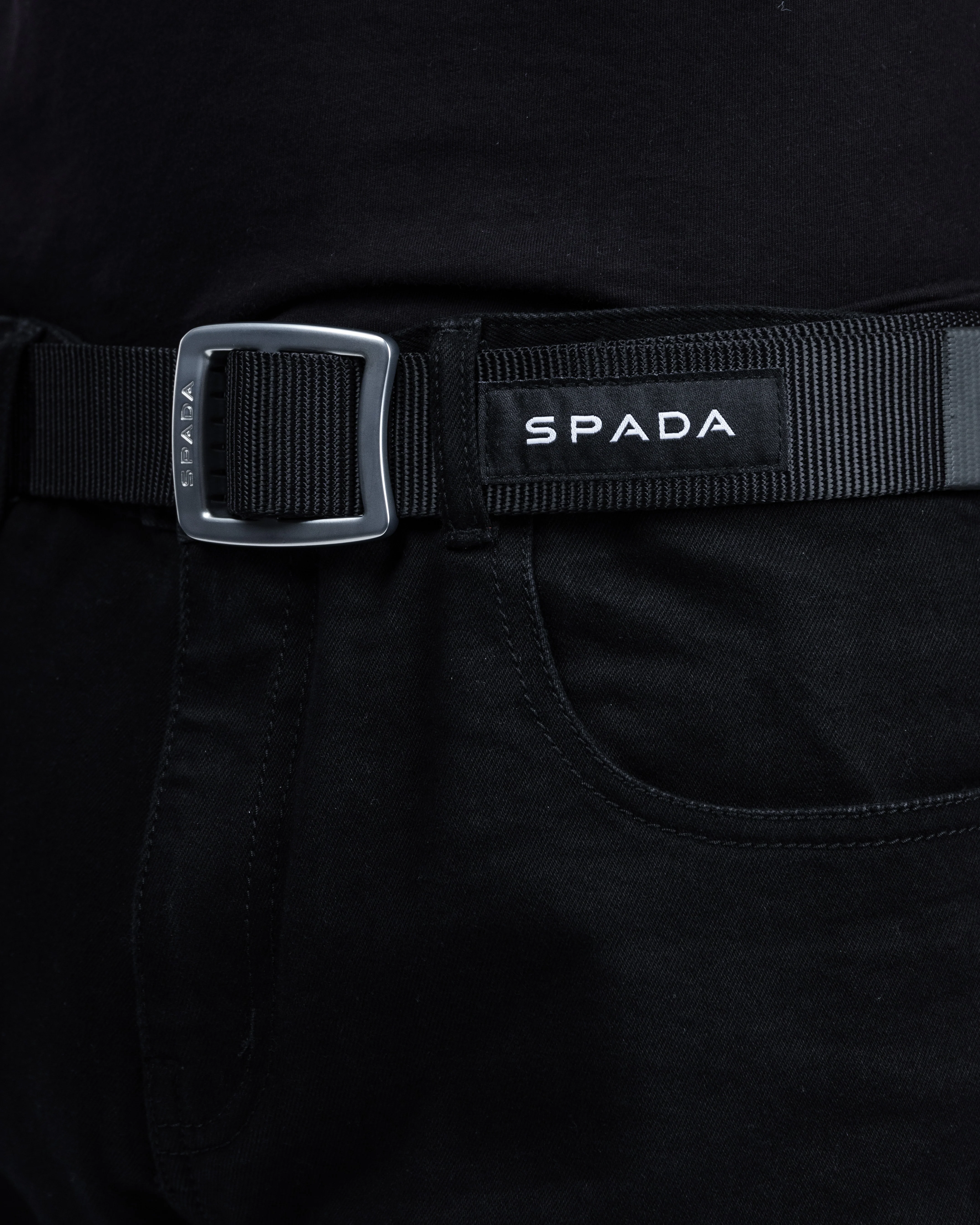 Drifter Mens Solid Black Motorcycle Jeans - Image 13