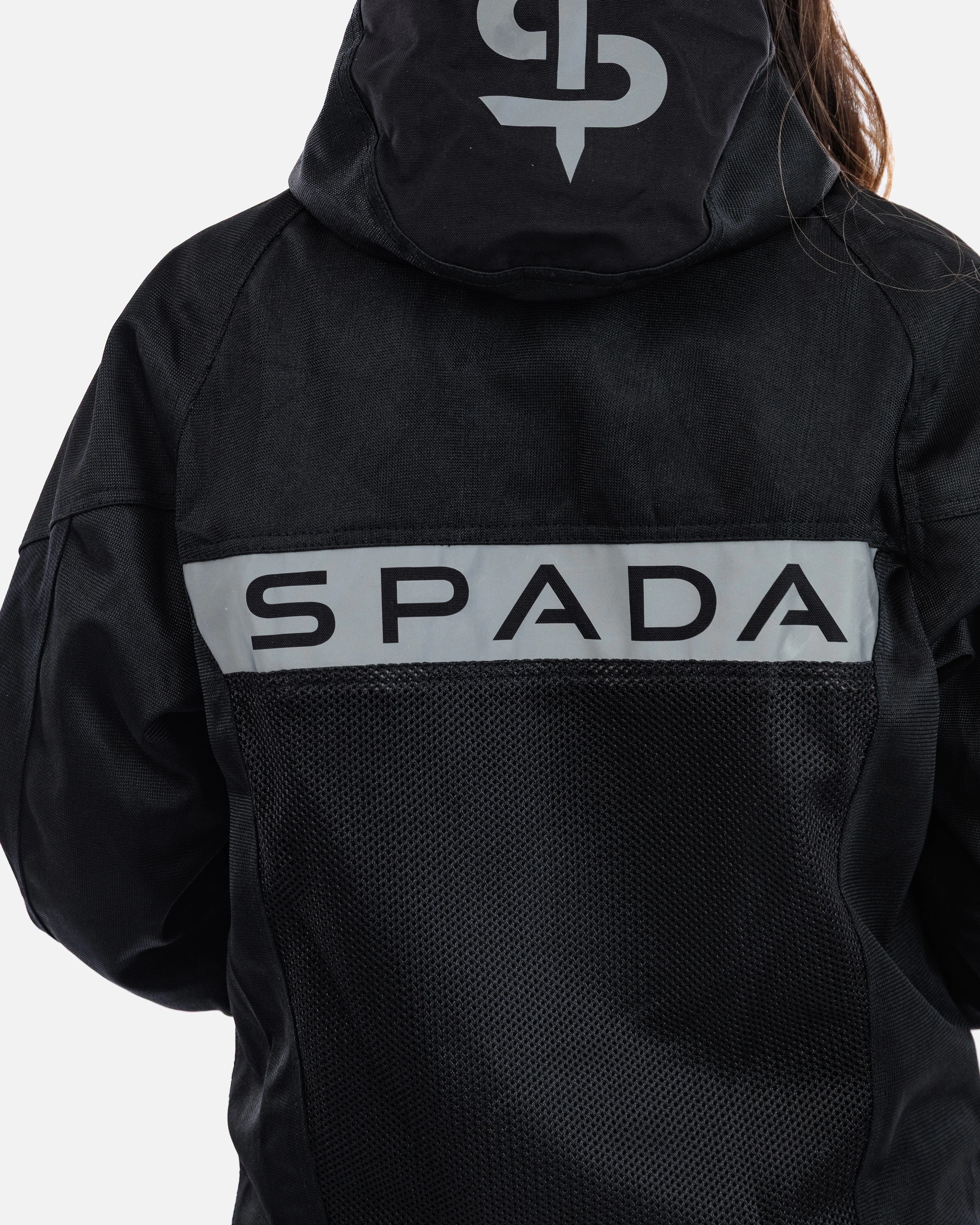 Hooded Air Black Ventilated Motorcycle Jacket - Image 8
