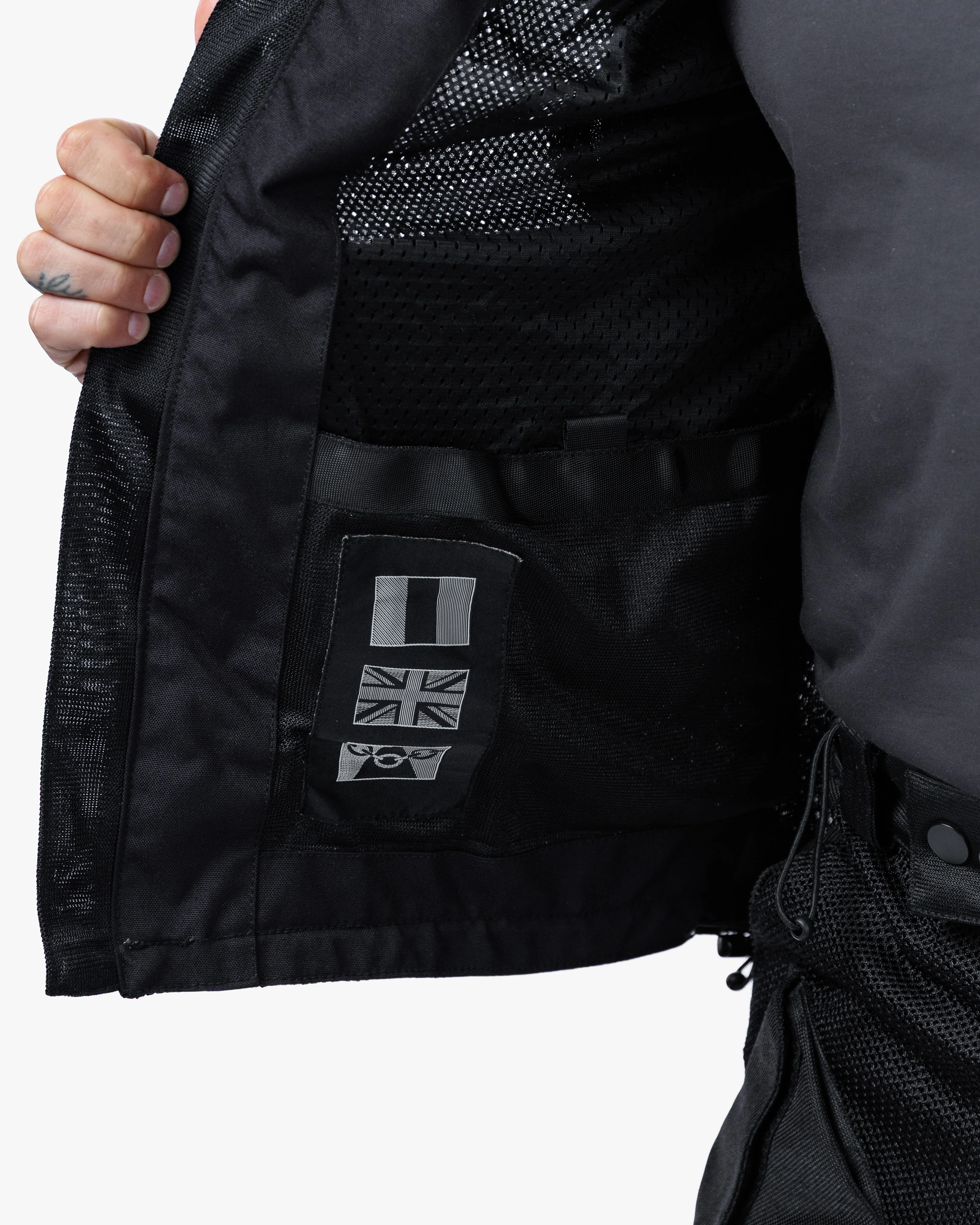 Hooded Air Black Ventilated Motorcycle Jacket - Image 11
