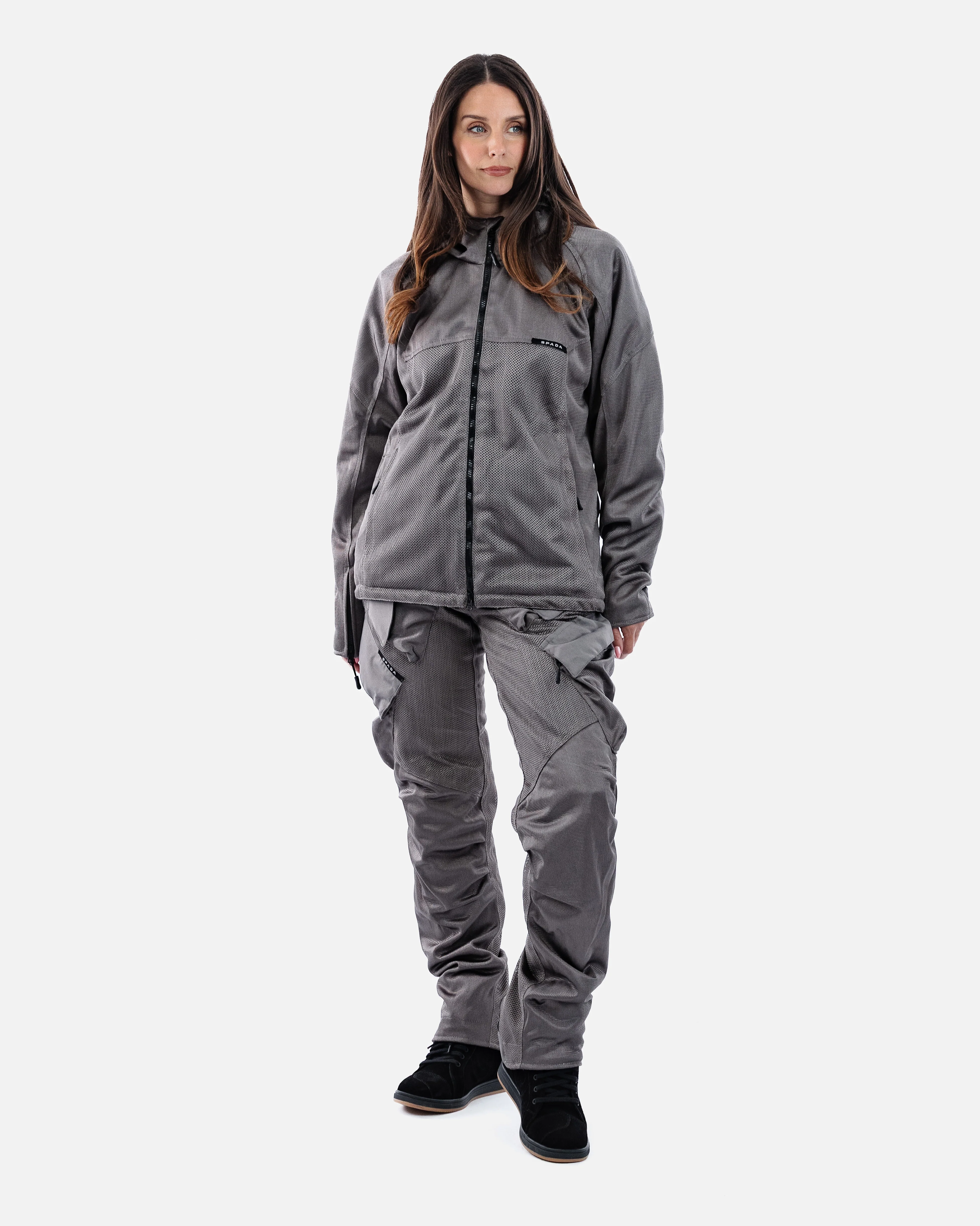 Hooded Air Ultimate Grey Ventilated Motorcycle Jacket - Image 7