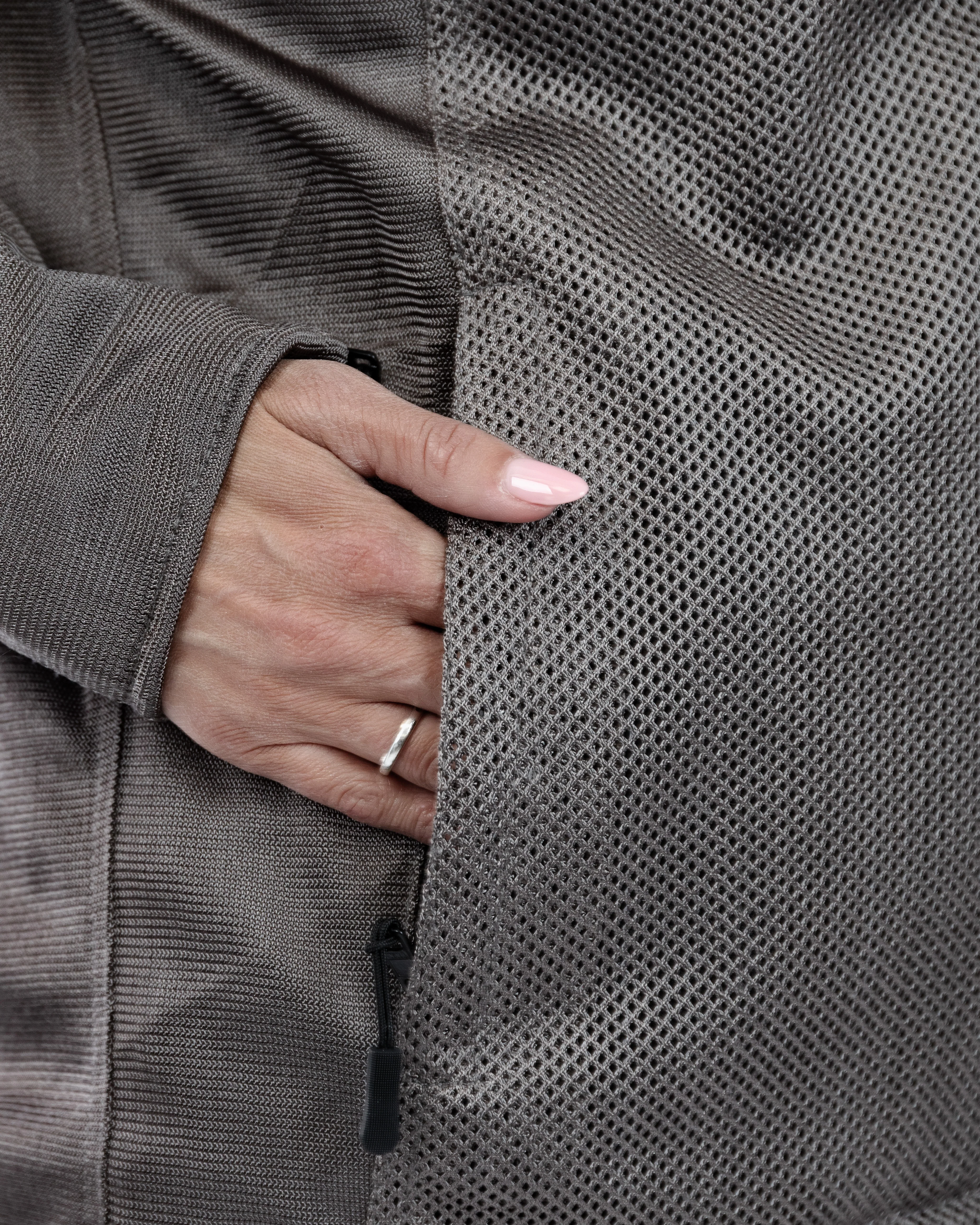 Hooded Air Ultimate Grey Ventilated Motorcycle Jacket - Image 9