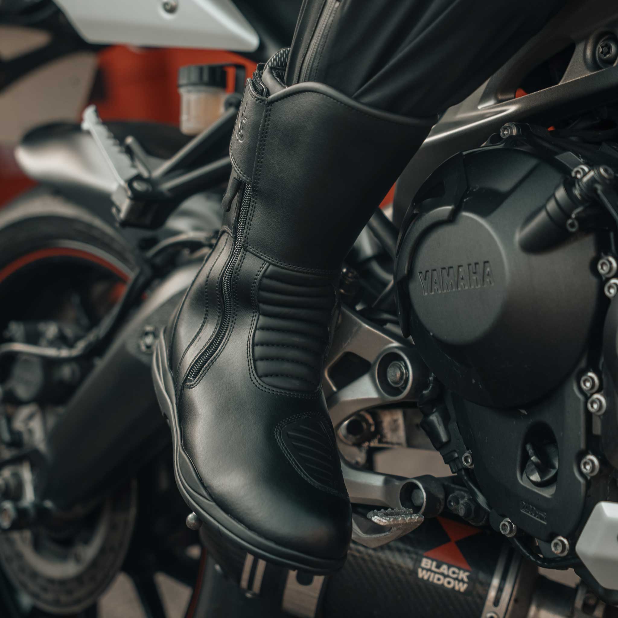 Hurricane 3 Rev.2 Black Waterproof Motorcycle Boots - Image 8