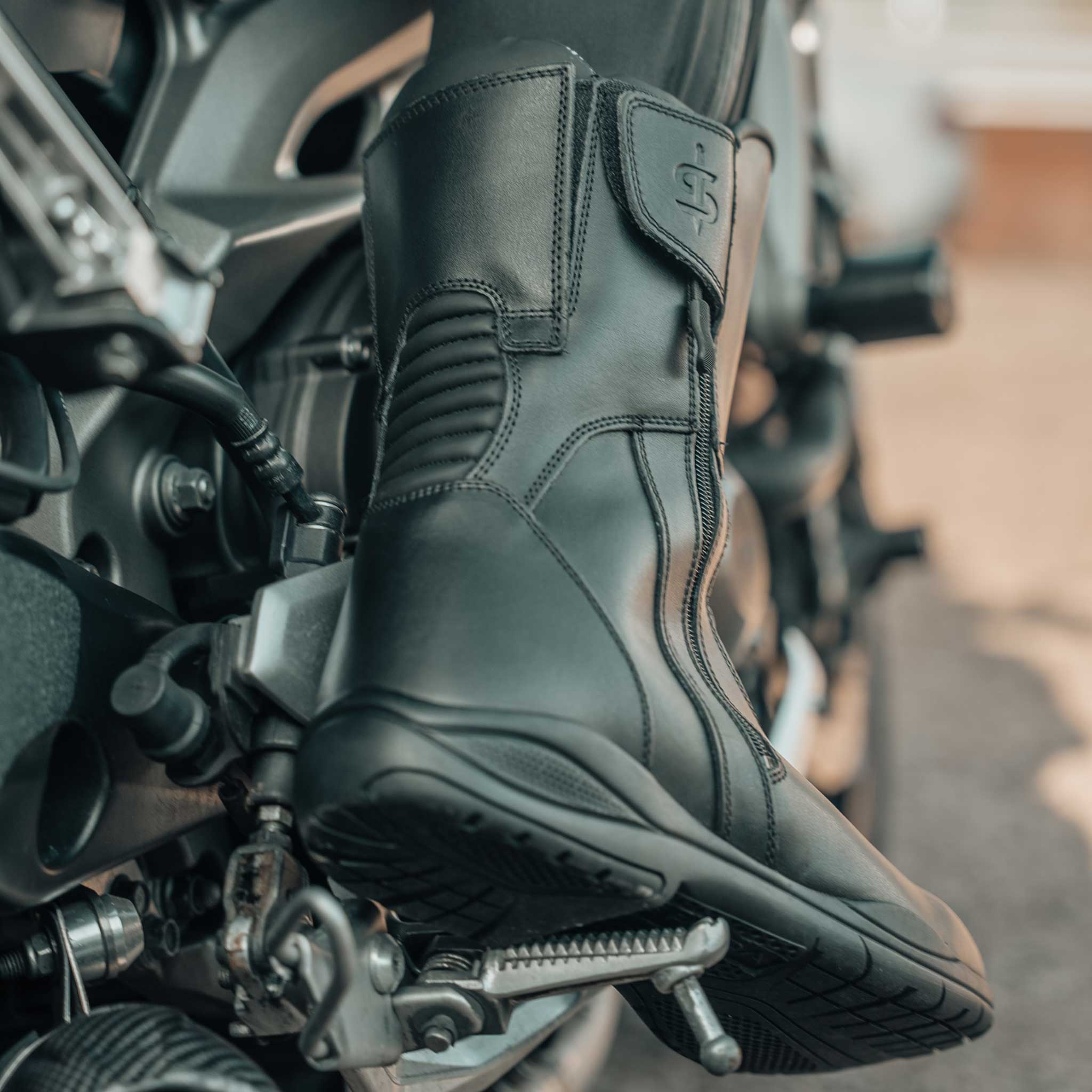 Hurricane 3 Rev.2 Black Waterproof Motorcycle Boots - Image 9