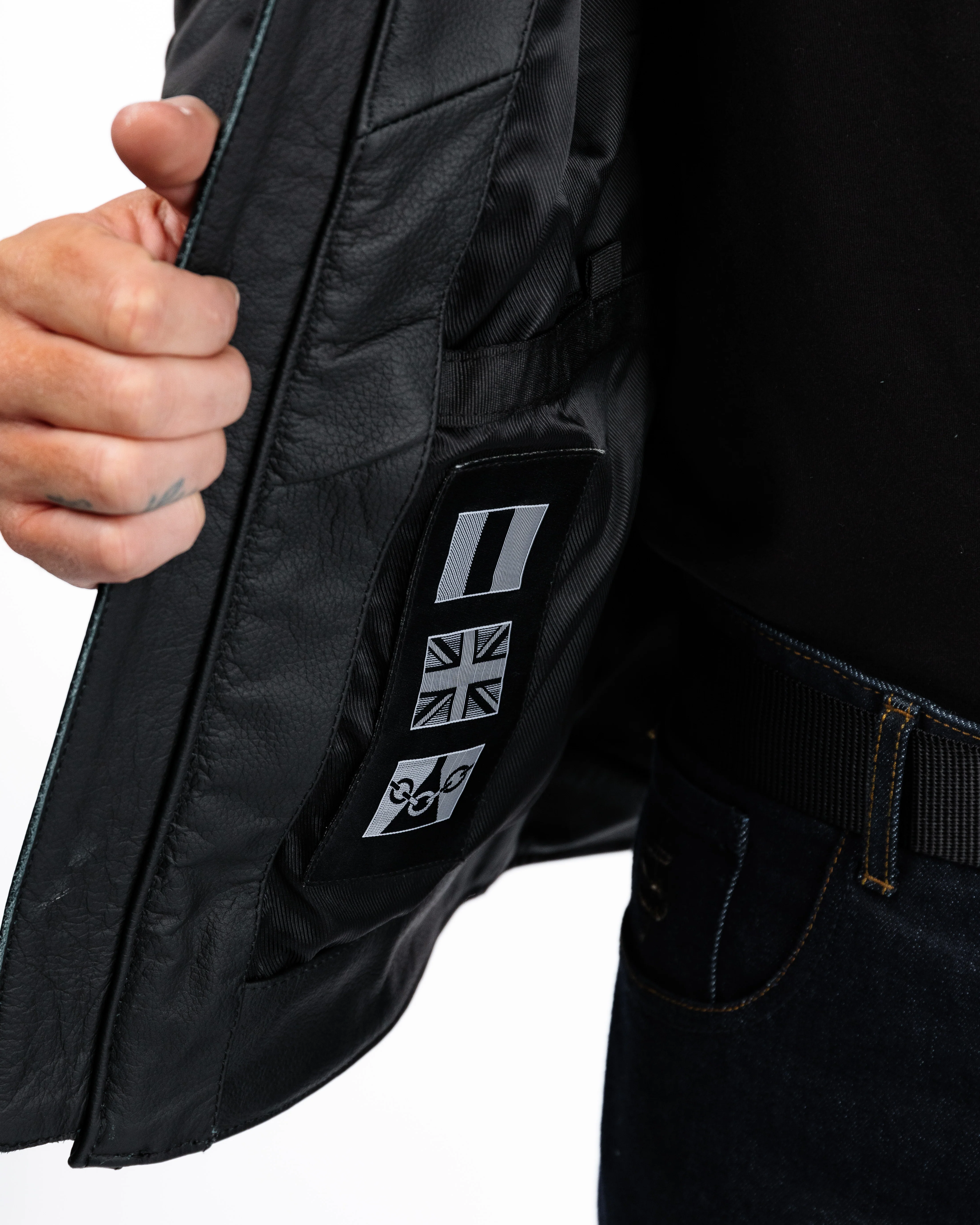 Lambert Rev.2 Leather Motorcycle Jacket - Image 10