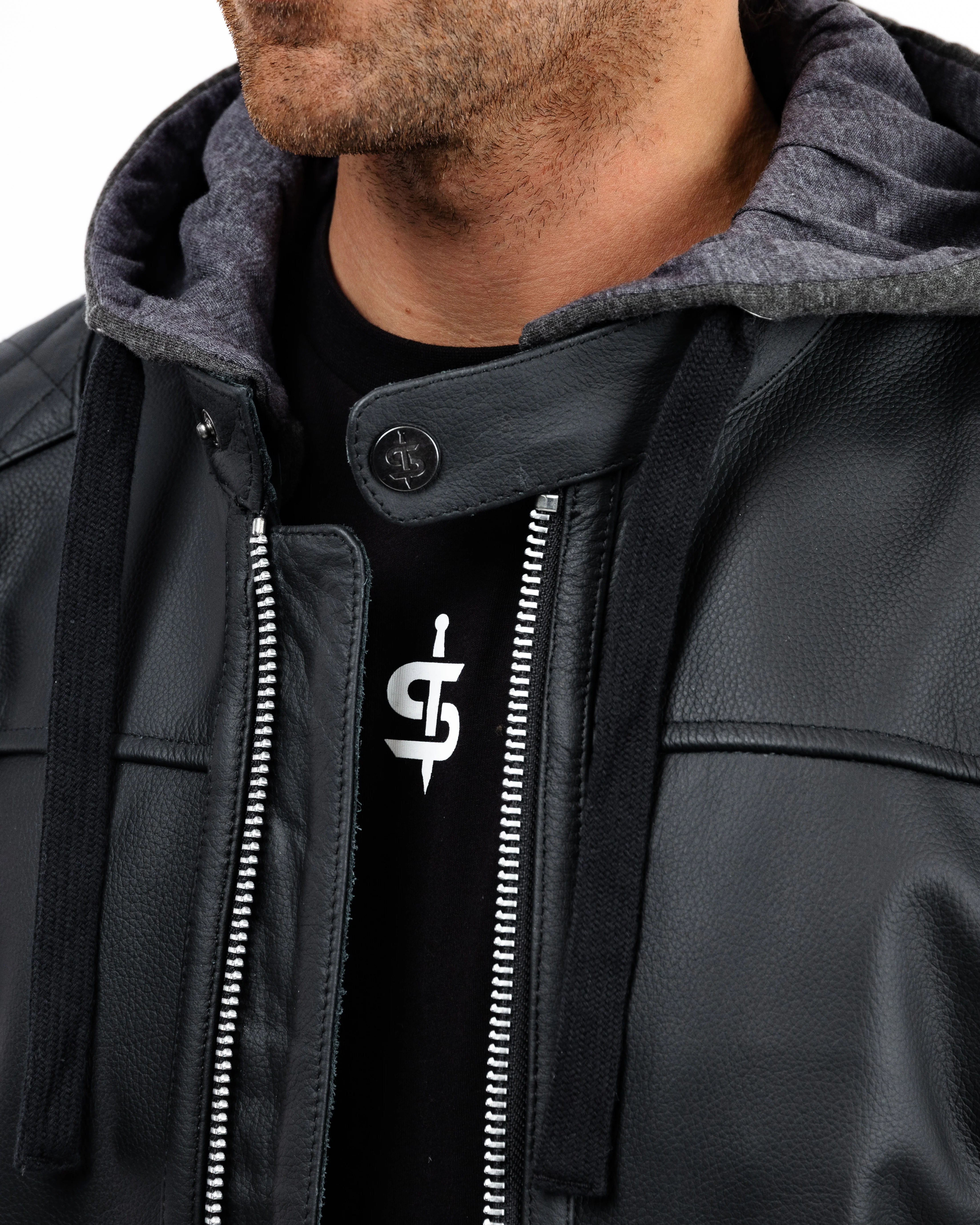 Lambert Rev.2 Leather Motorcycle Jacket - Image 11