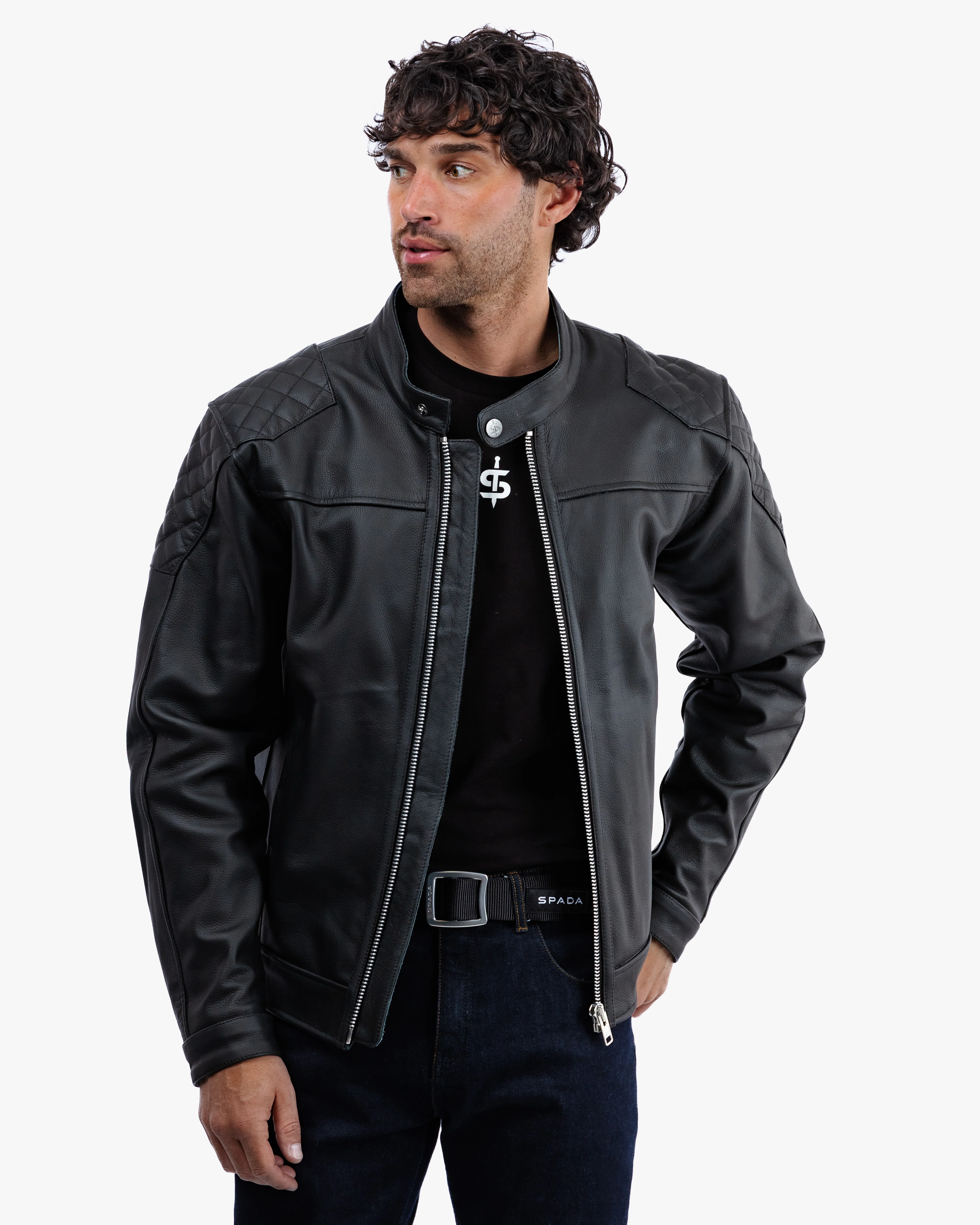 Lambert Rev.2 Leather Motorcycle Jacket - Image 13