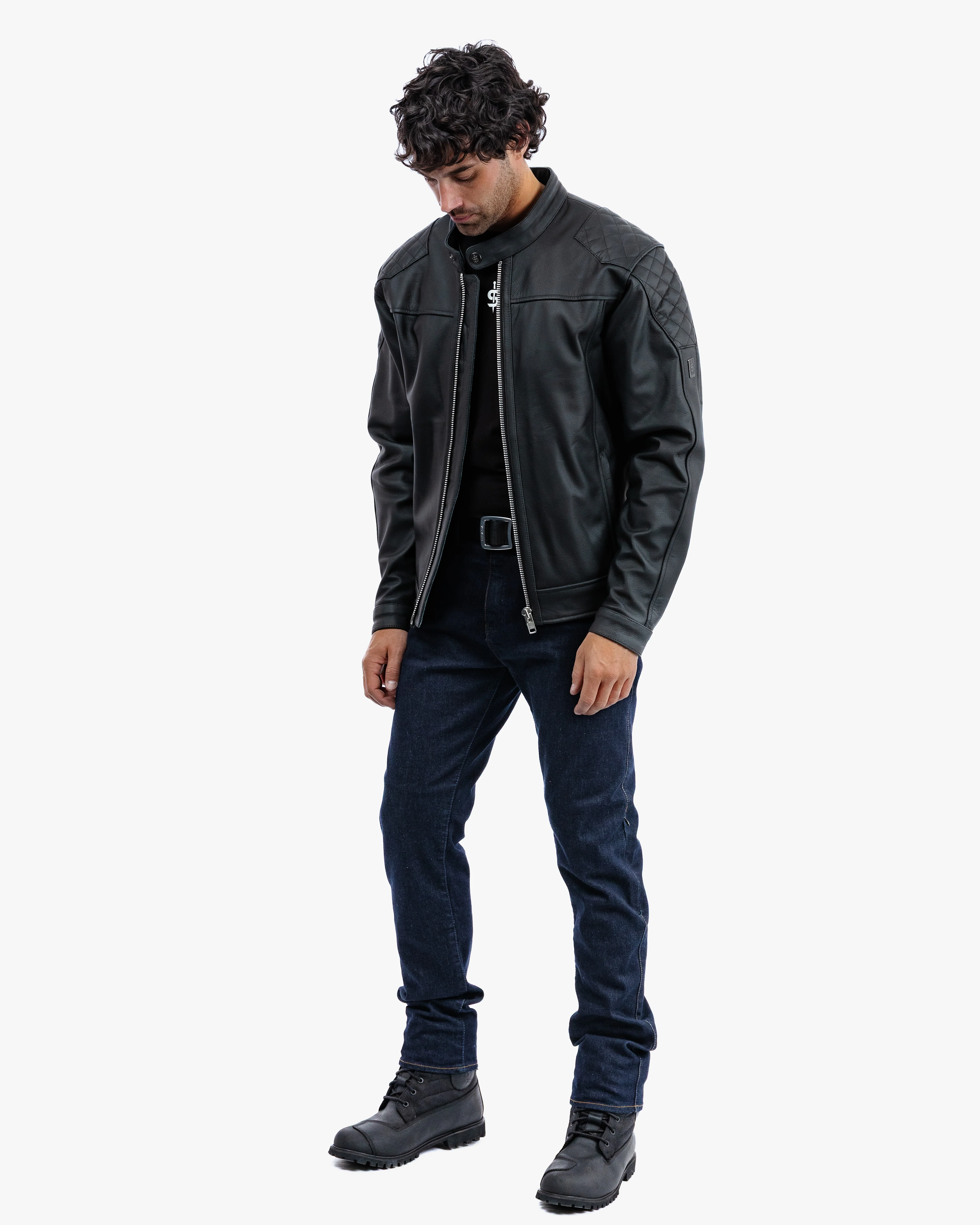 Lambert Rev.2 Leather Motorcycle Jacket - Image 14