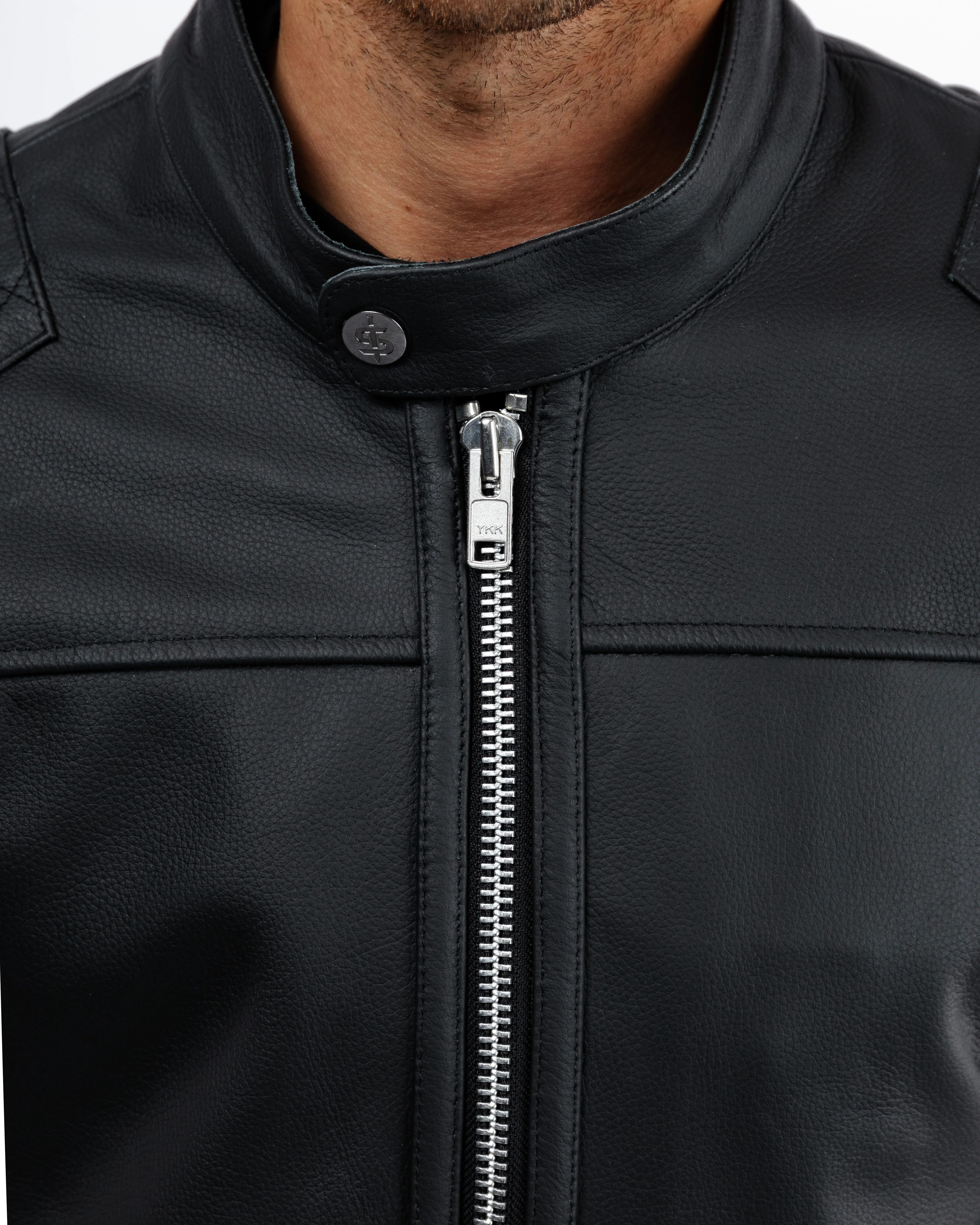 Lambert Rev.2 Leather Motorcycle Jacket - Image 16