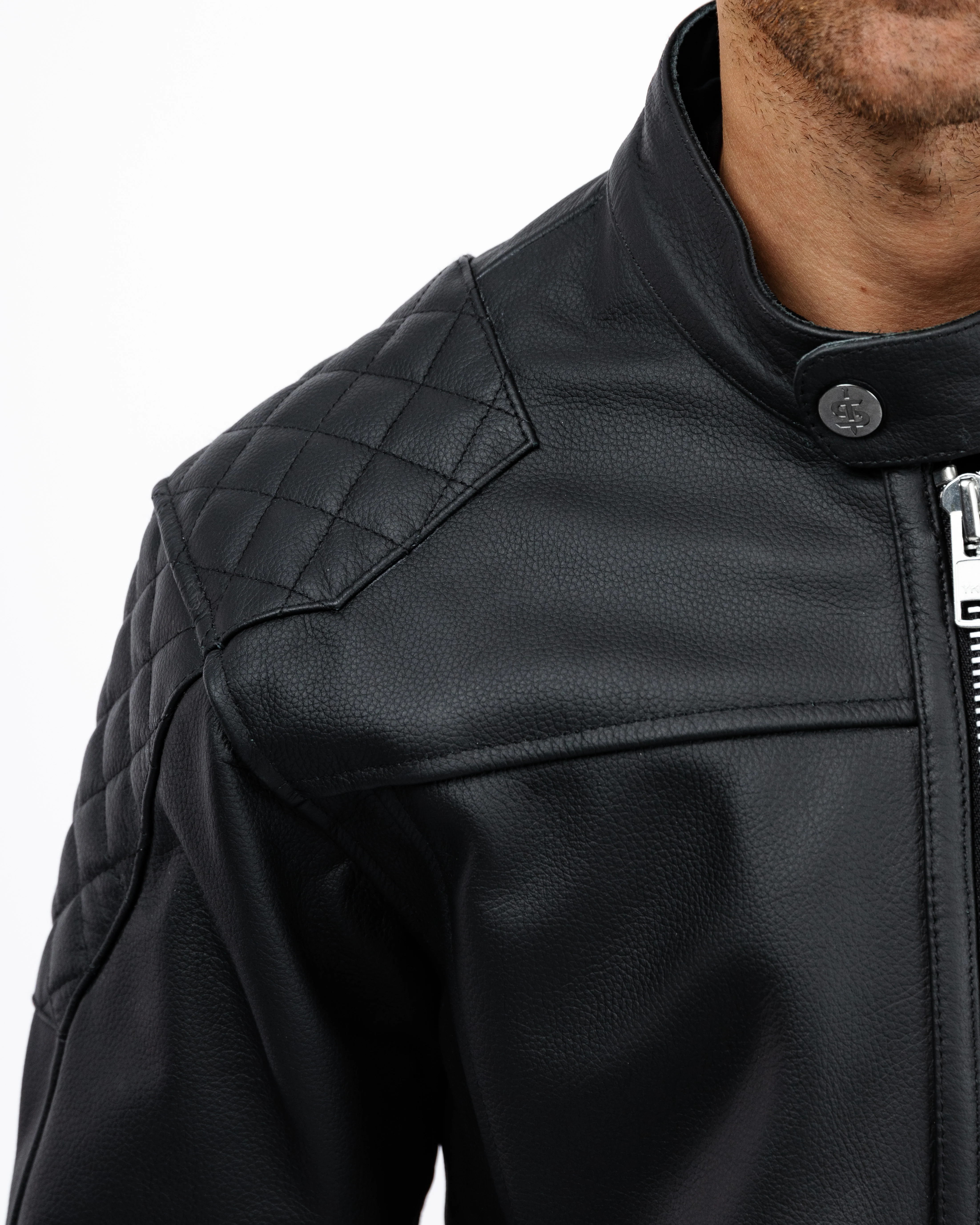 Lambert Rev.2 Leather Motorcycle Jacket - Image 17