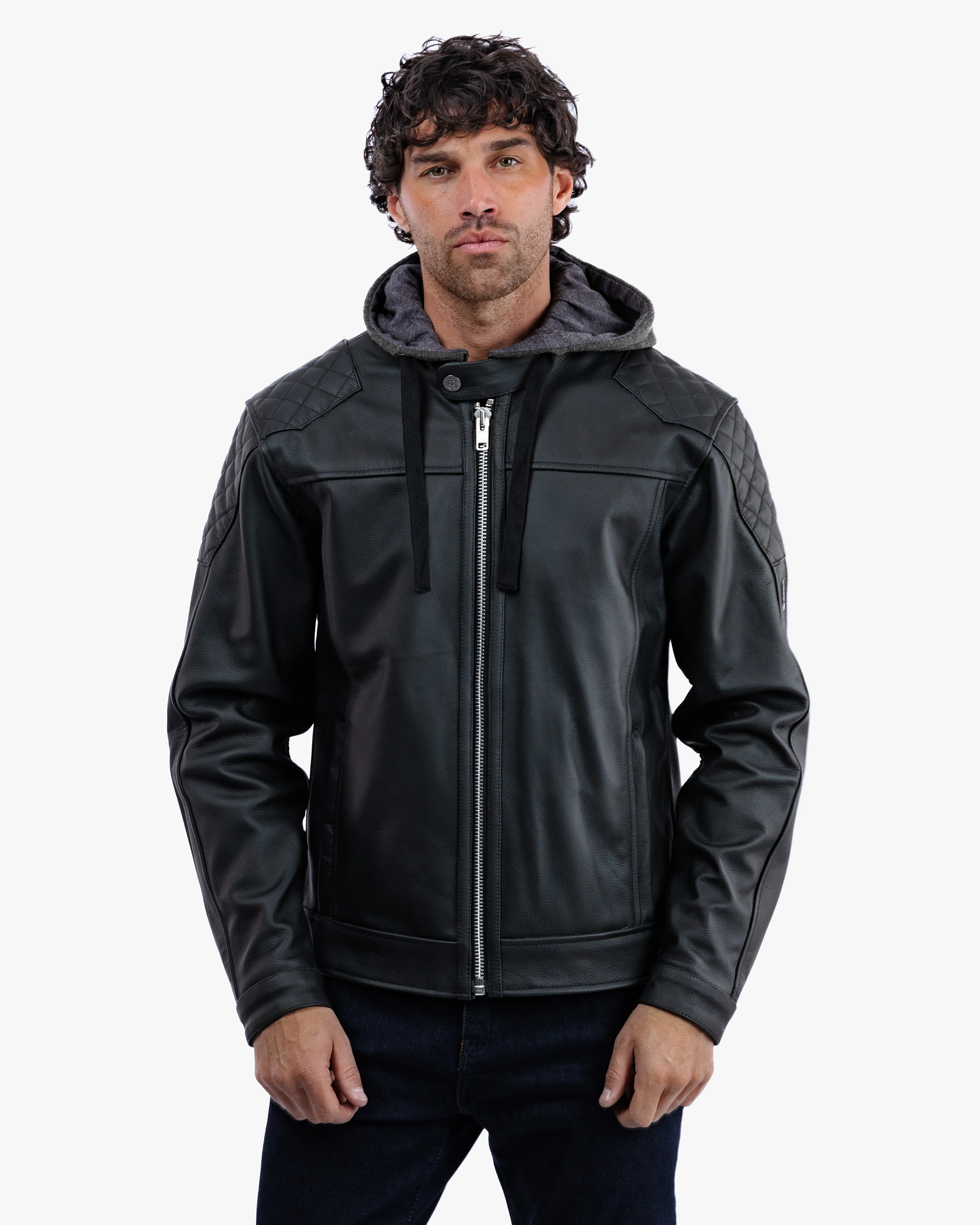 Lambert Rev.2 Leather Motorcycle Jacket - Image 7