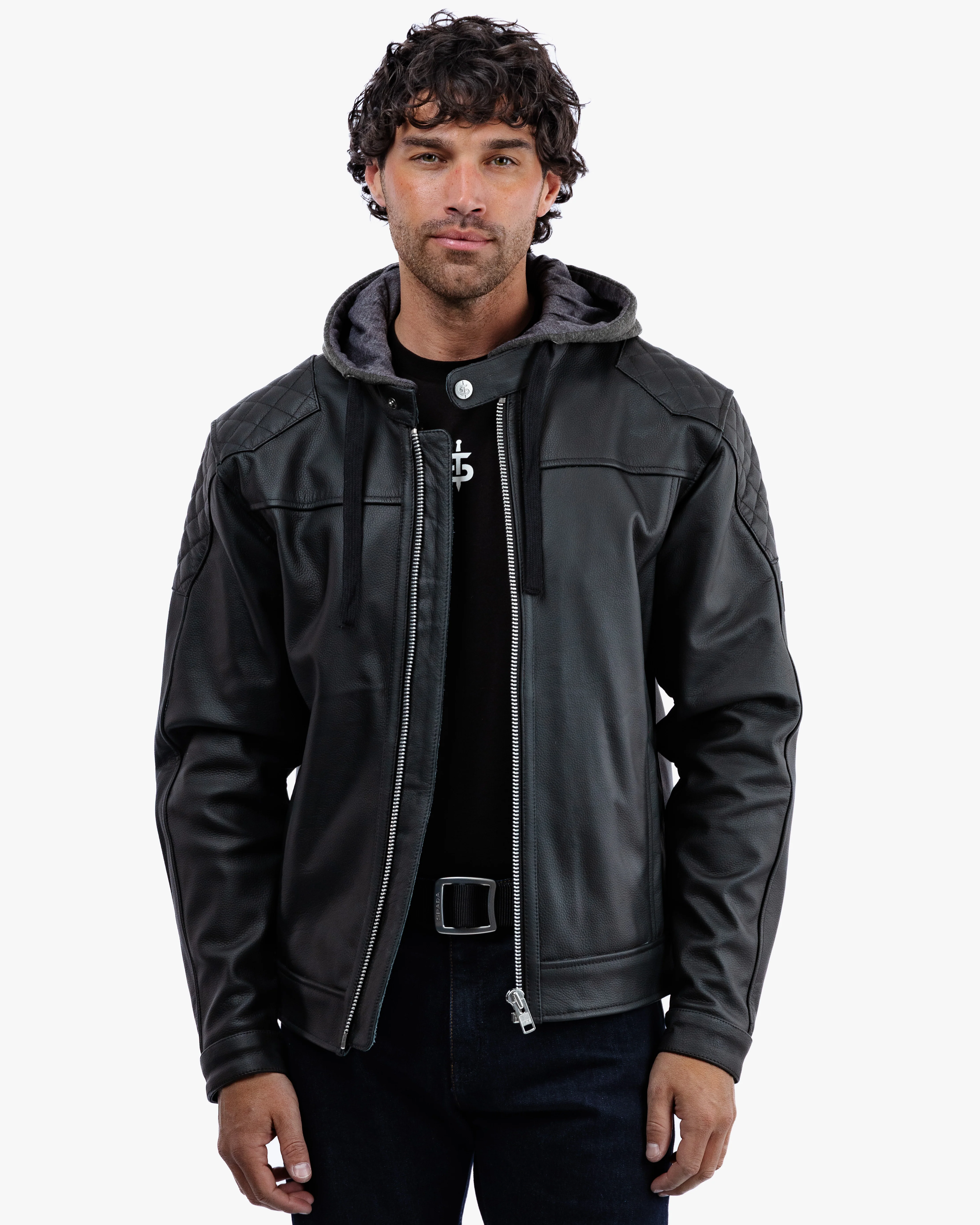 Lambert Rev.2 Leather Motorcycle Jacket - Image 9