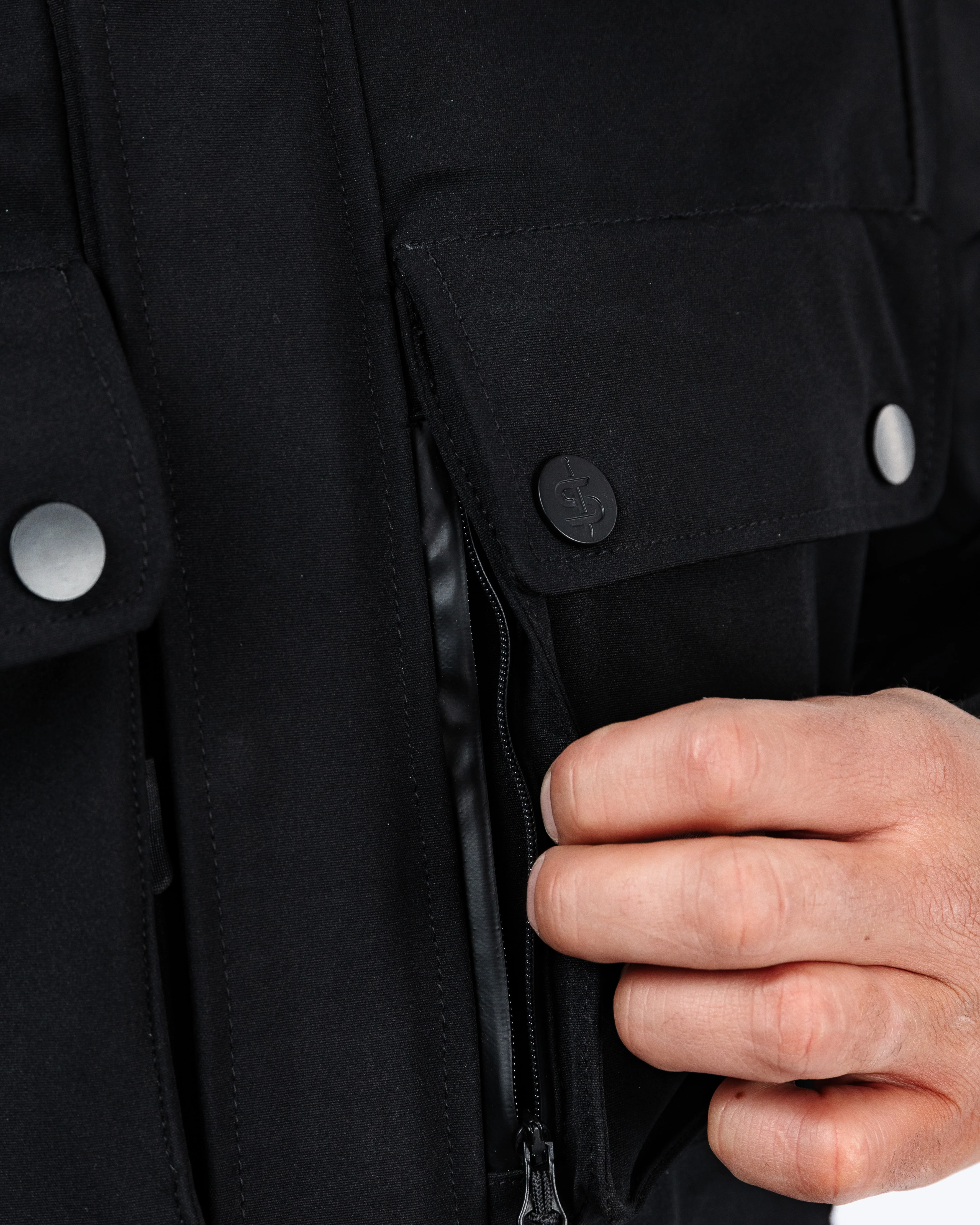 Muramasa Black Waterproof Motorcycle Jacket - Image 14