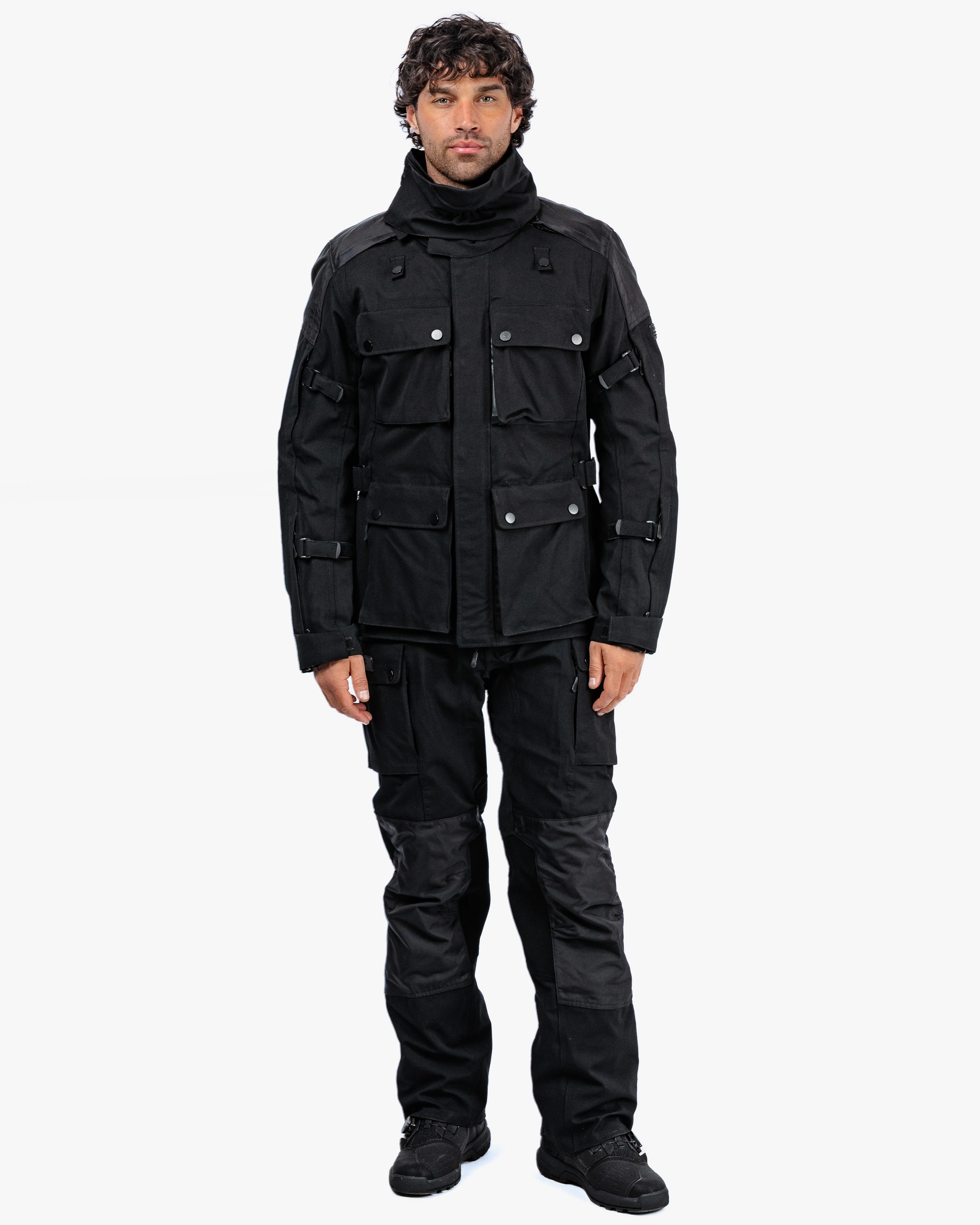 Muramasa Black Waterproof Motorcycle Jacket - Image 3