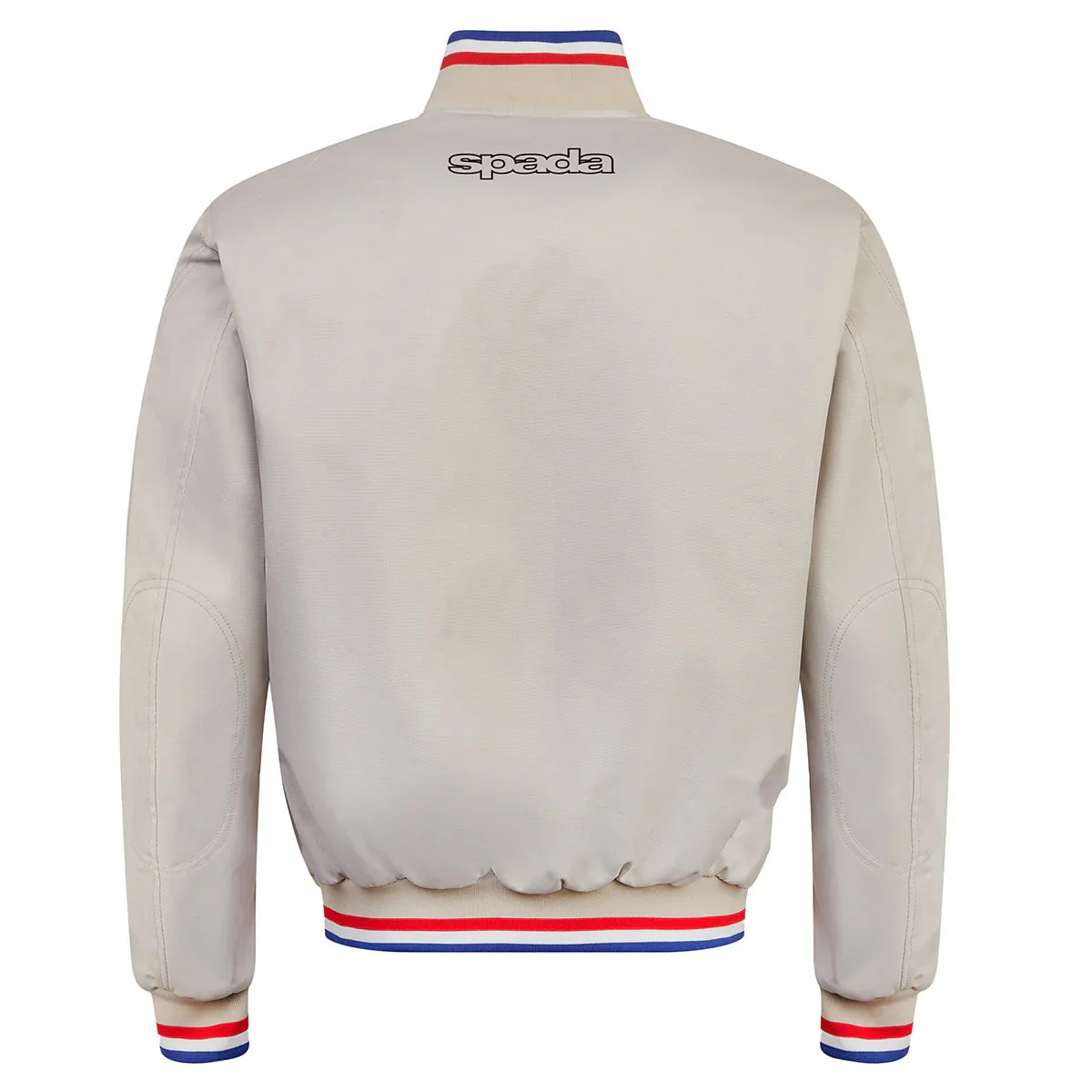 Airforce 1 Cream Ivory Motorcycle Bomber Jacket - Image 3