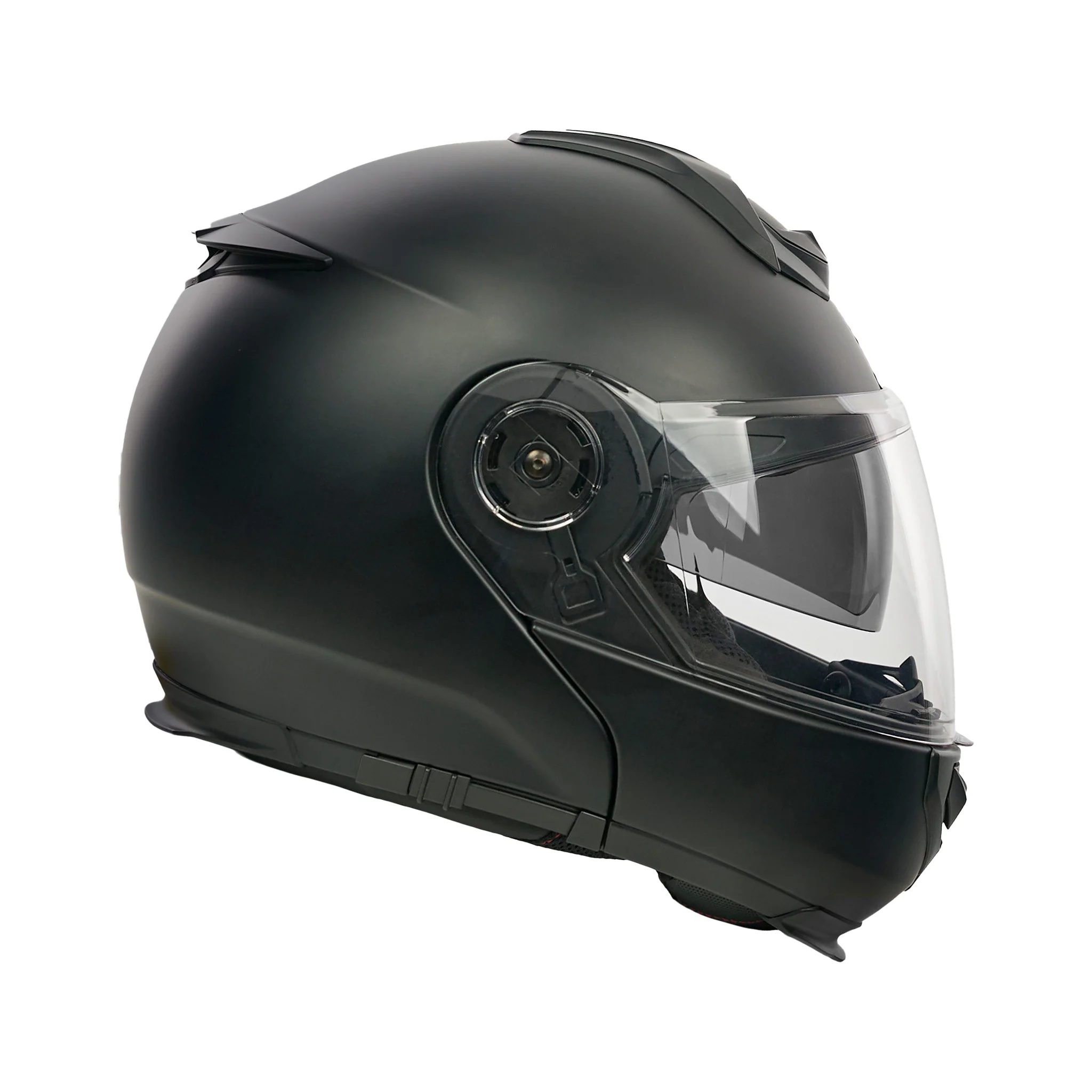 Bastion Matt Black Flip Up Motorbike Helmet - Image 8