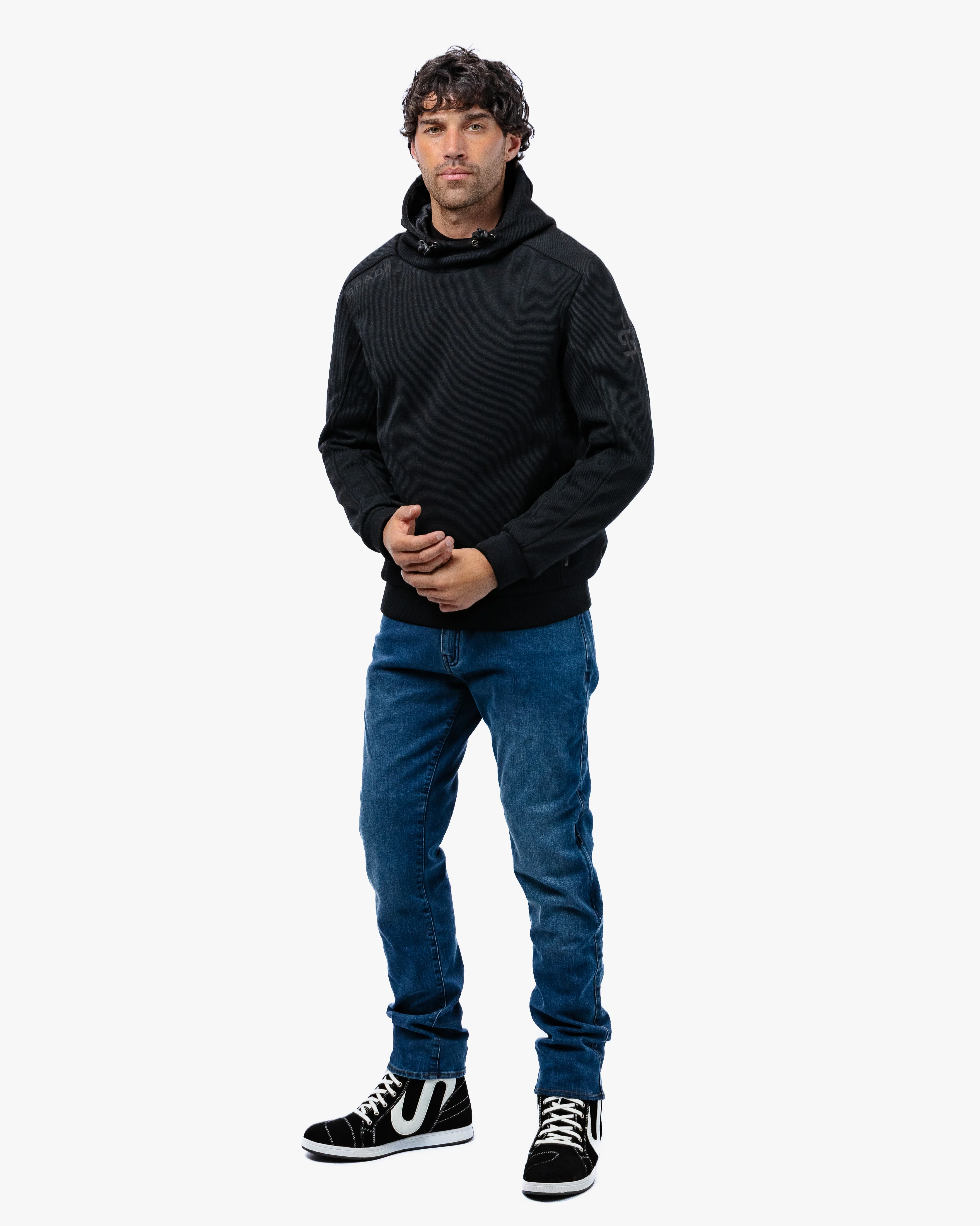 Blade Black Unisex Motorcycle Hoodie - Image 5