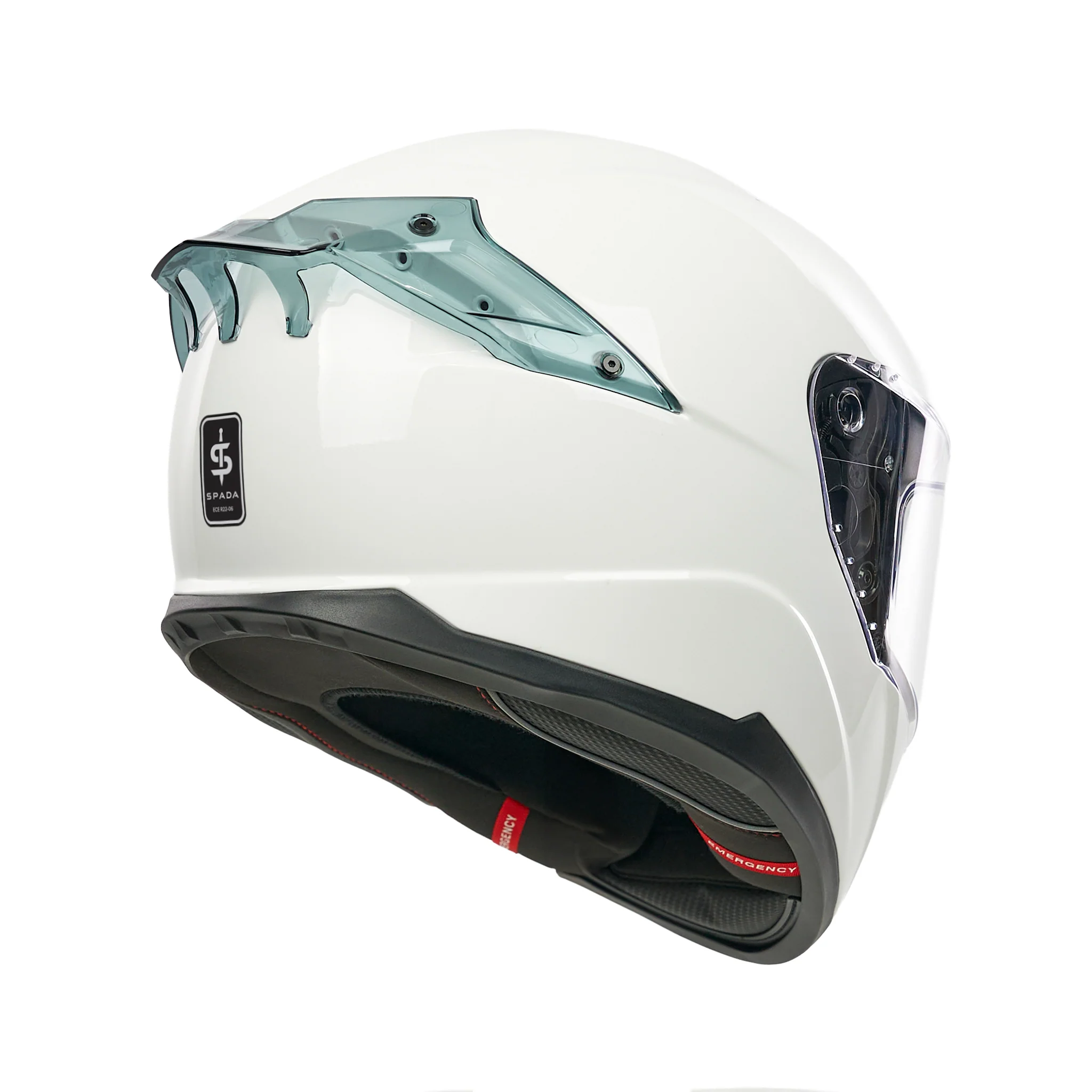 Blade White Full Face Motorbike Helmet - Image 6