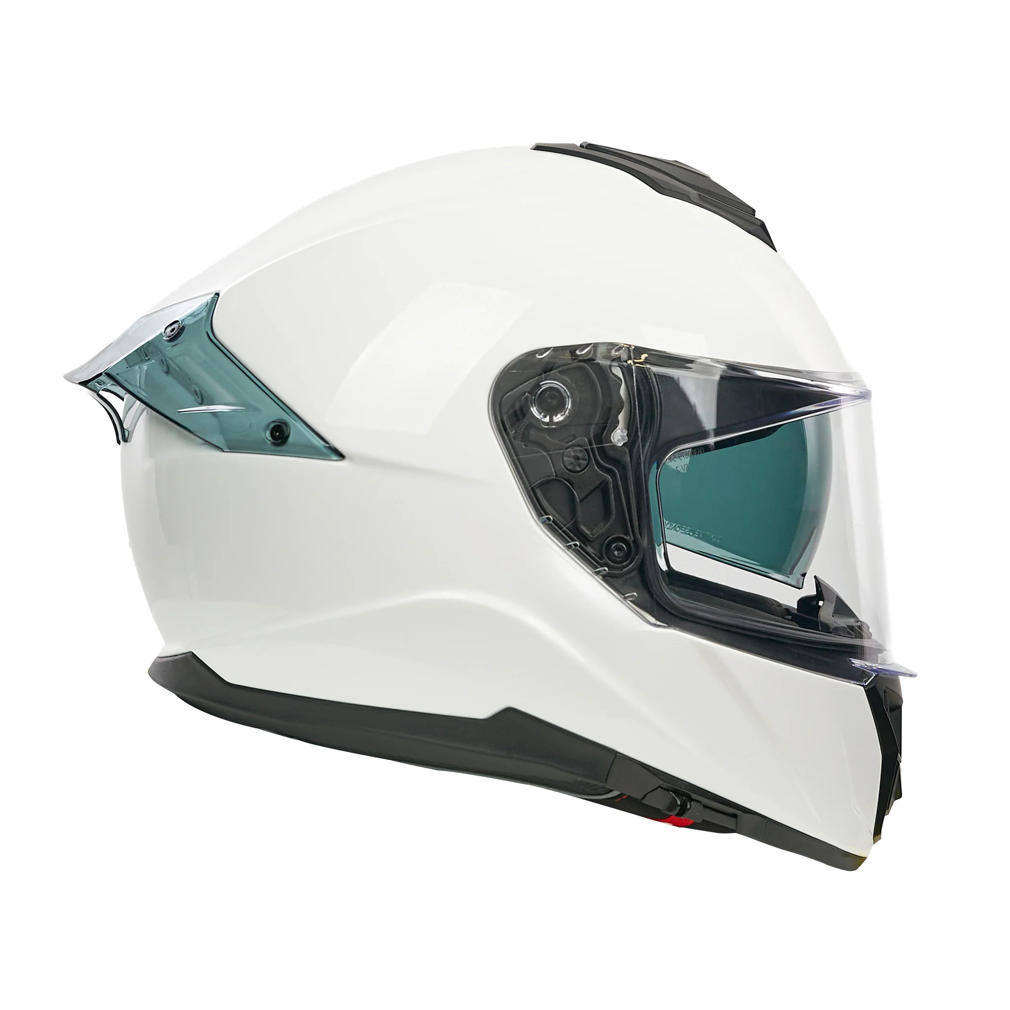 Blade White Full Face Motorbike Helmet - Image 7
