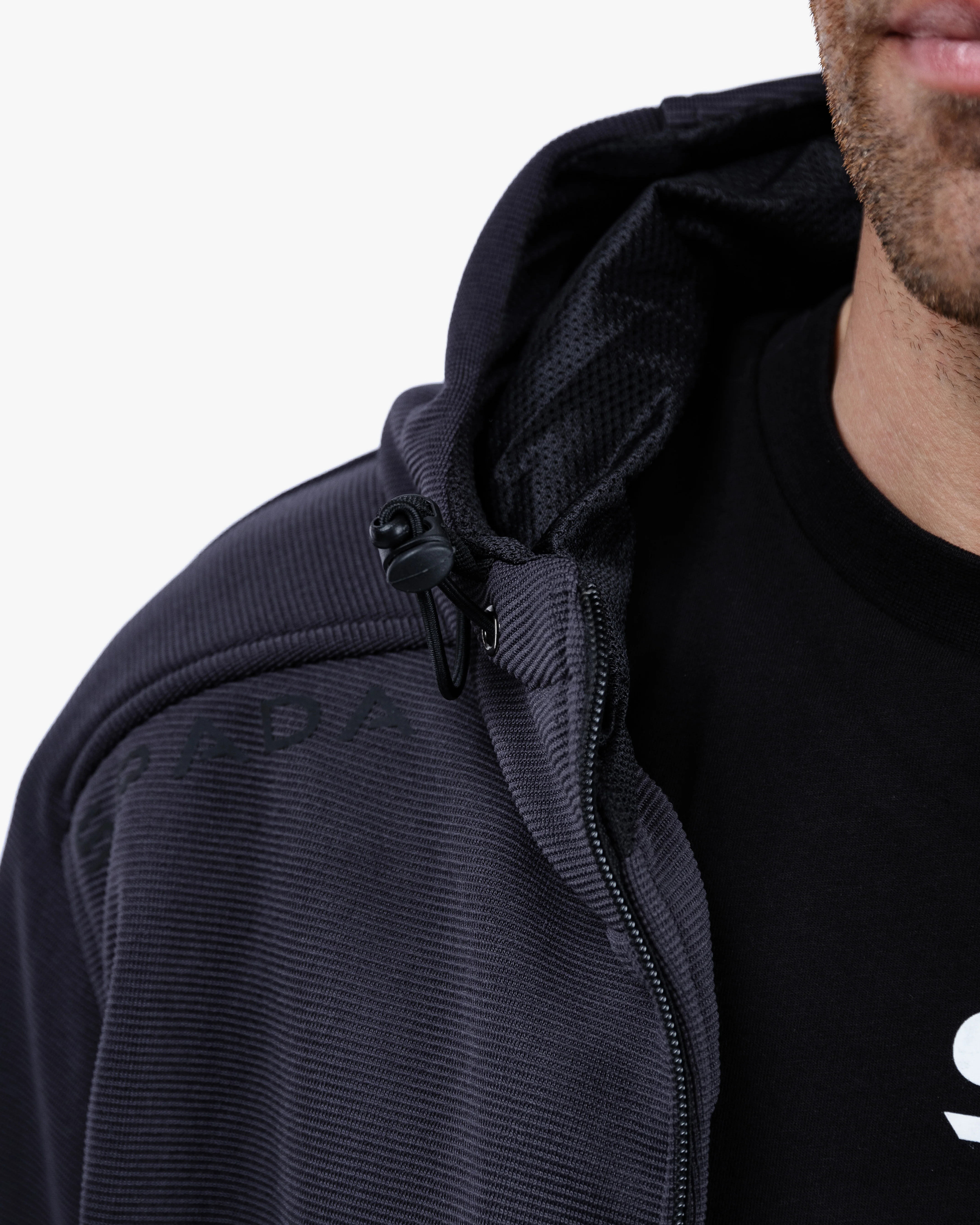 Blade Grey Turbulence Zip Up Unisex Motorcycle Hoodie - Image 9