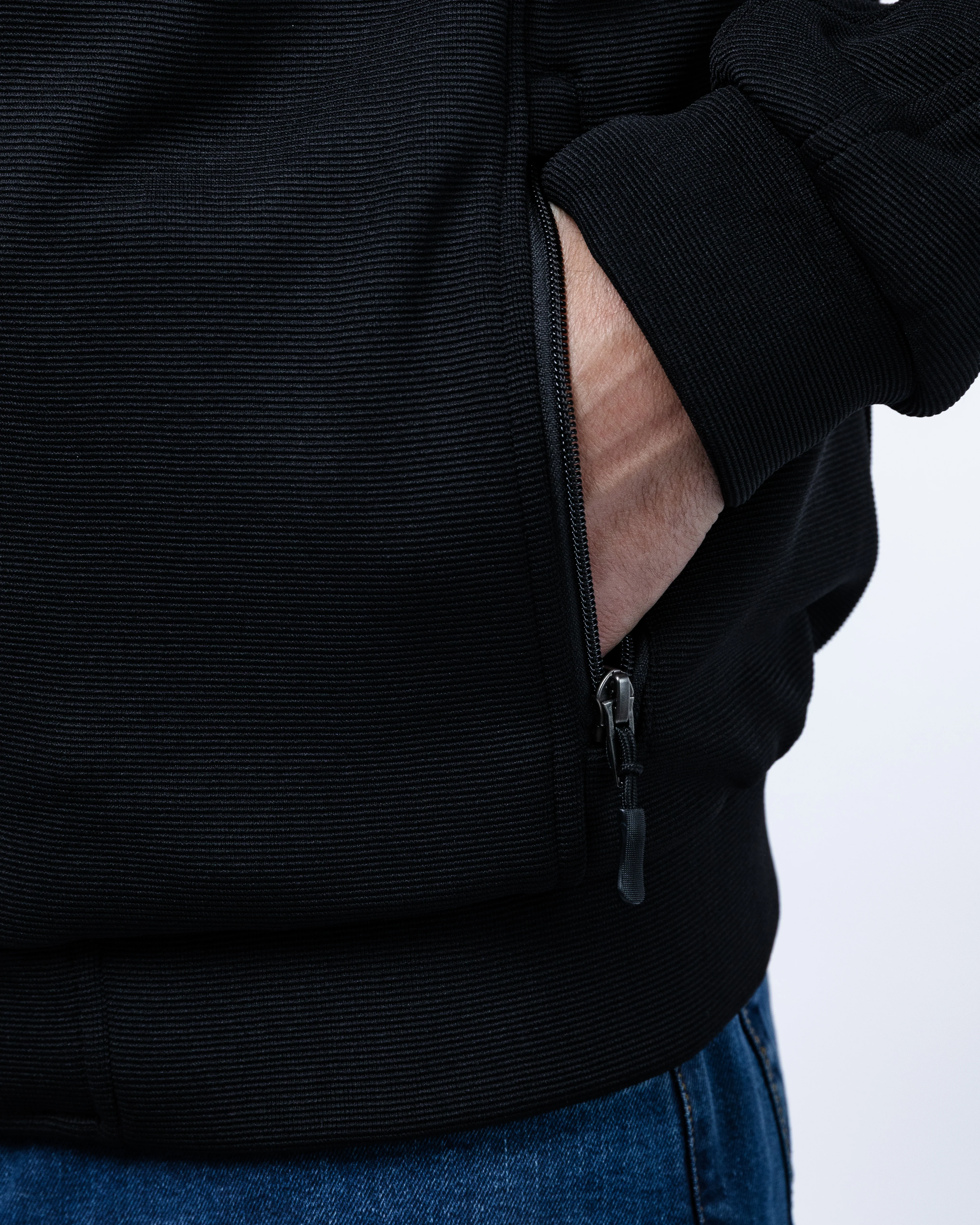 Blade Black Zip Up Unisex Motorcycle Hoodie - Image 11