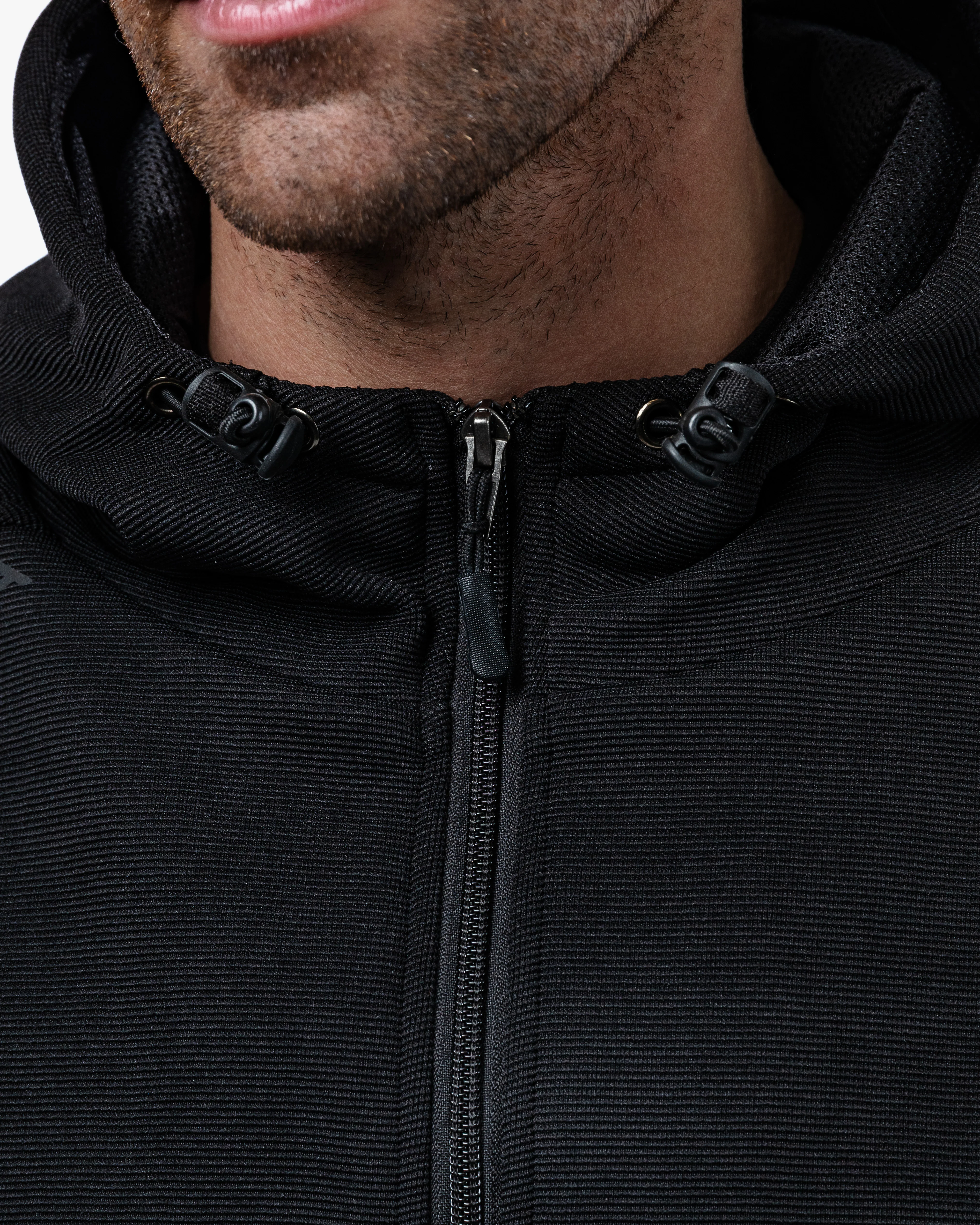 Blade Black Zip Up Unisex Motorcycle Hoodie - Image 9