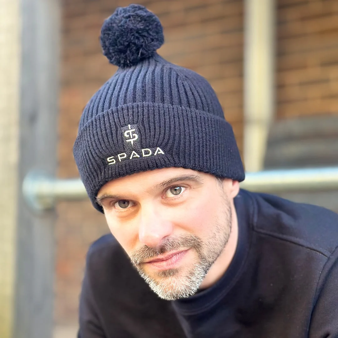 Black Bobble Beanie Hat - Image 5