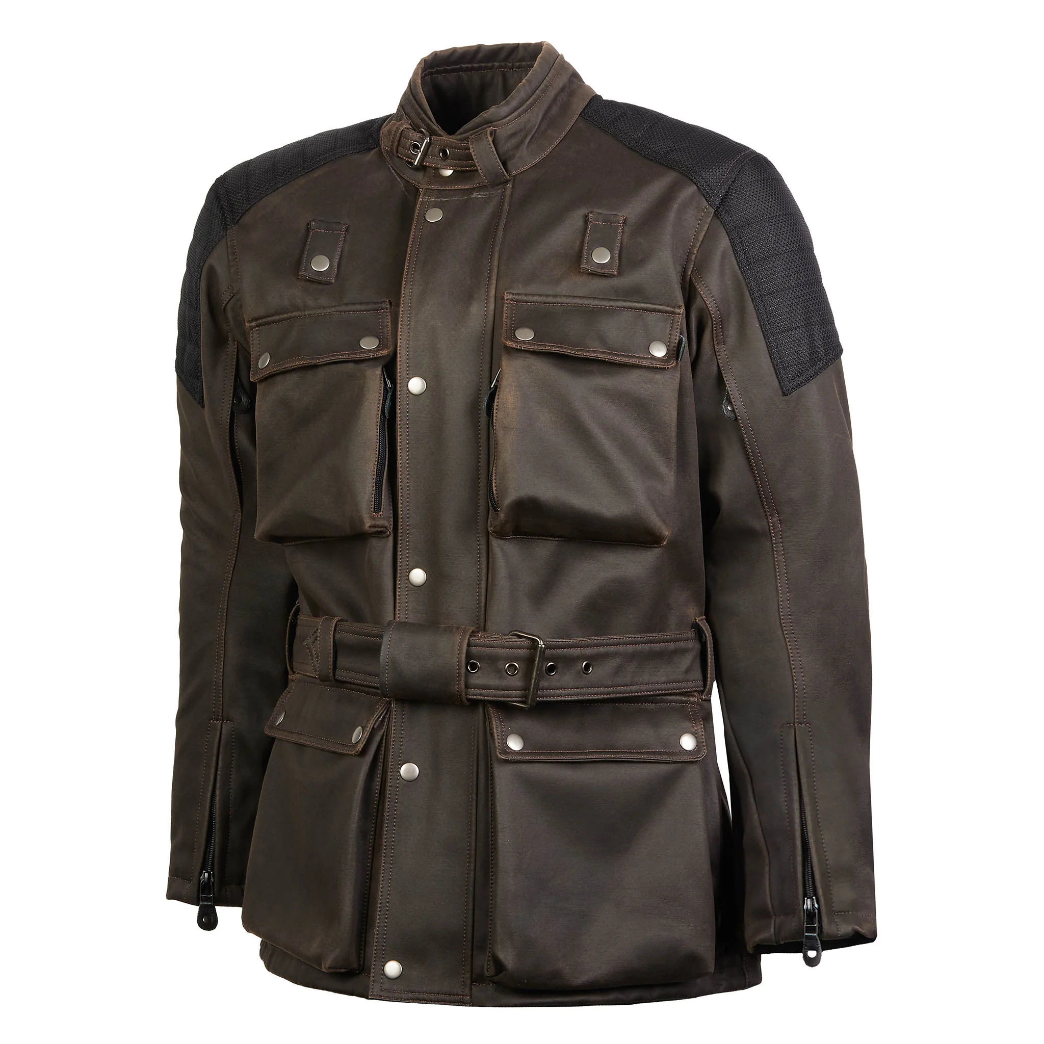 Crossguard Walnut Brown Waterproof Motorcycle Jacket - Image 19