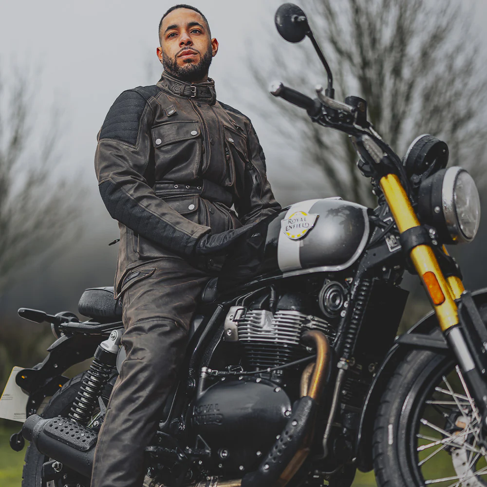 Crossguard Walnut Brown Waterproof Motorcycle Jacket - Image 20