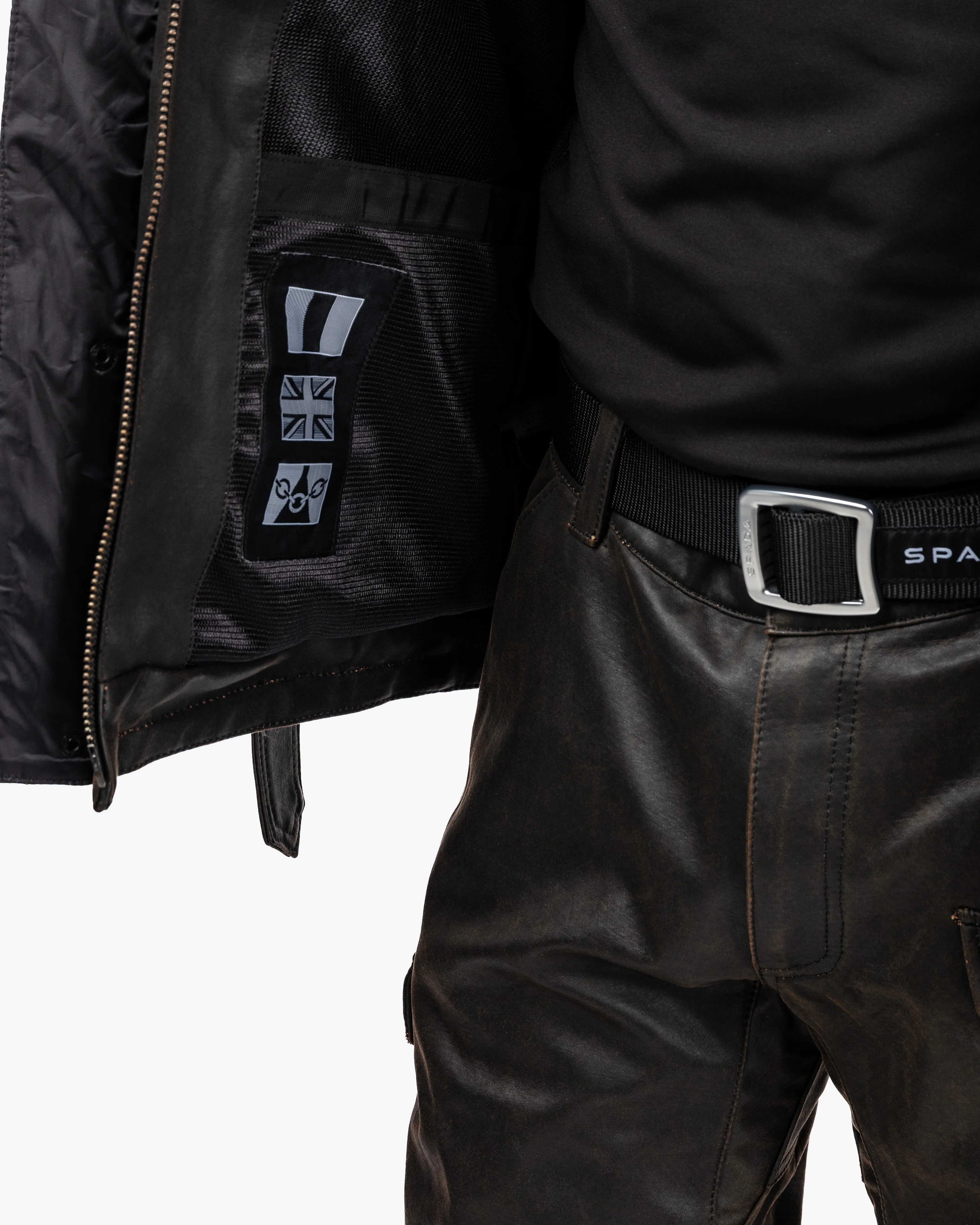 Crossguard Walnut Brown Waterproof Motorcycle Jacket - Image 6