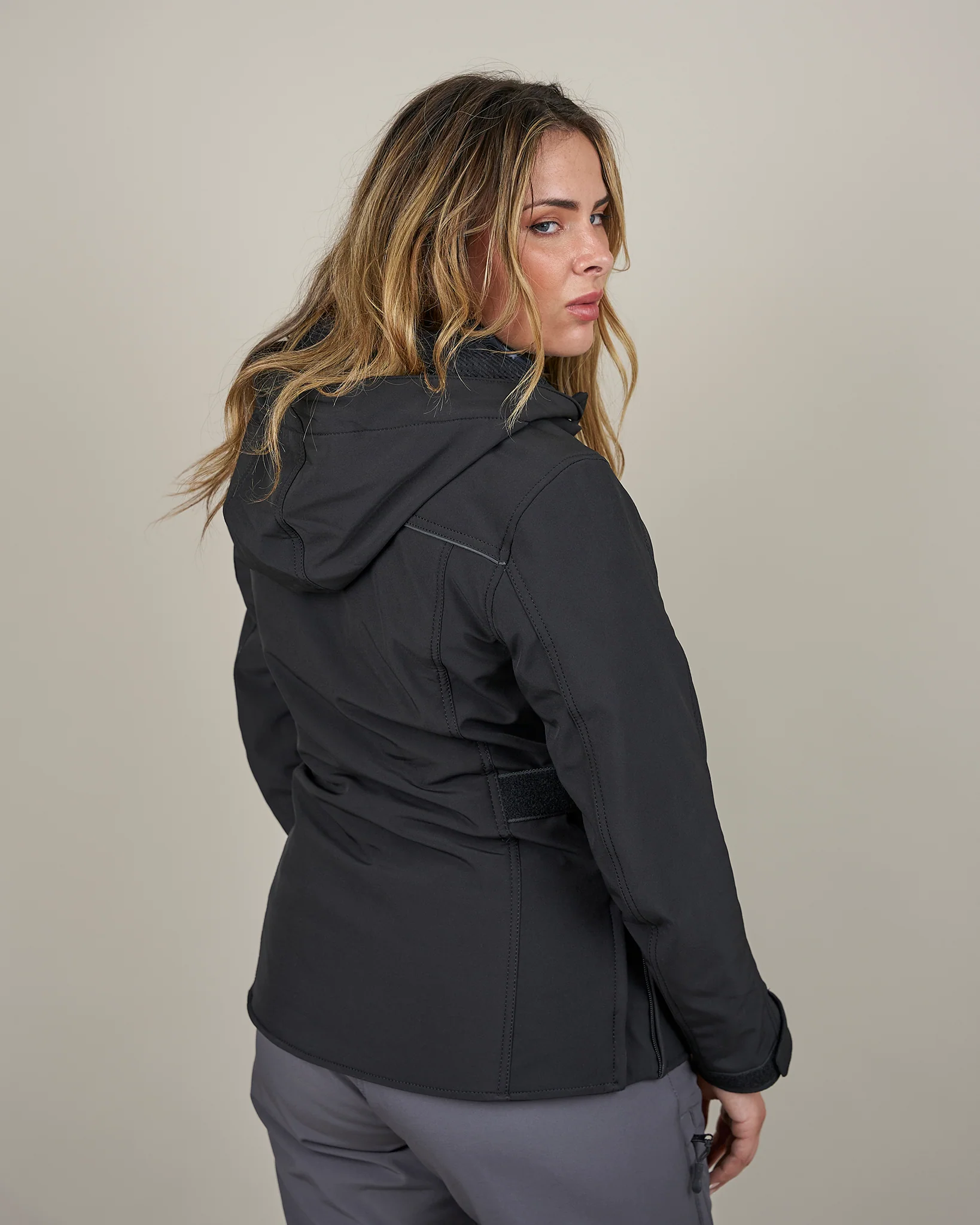 Hairpin 2.0 Ladies Black Motorcycle Jacket - Image 6