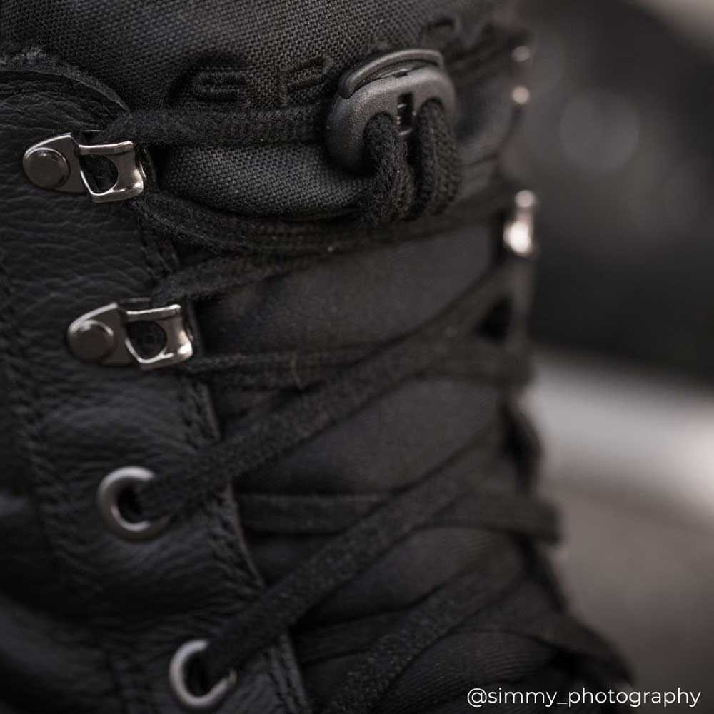 Heat Black High Top Motorcycle Trainers - Image 9