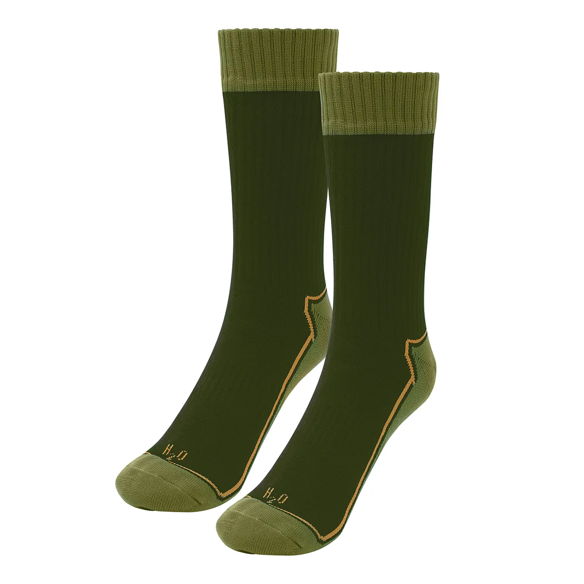 Waterproof Hydro Olive Green Socks - Image 4