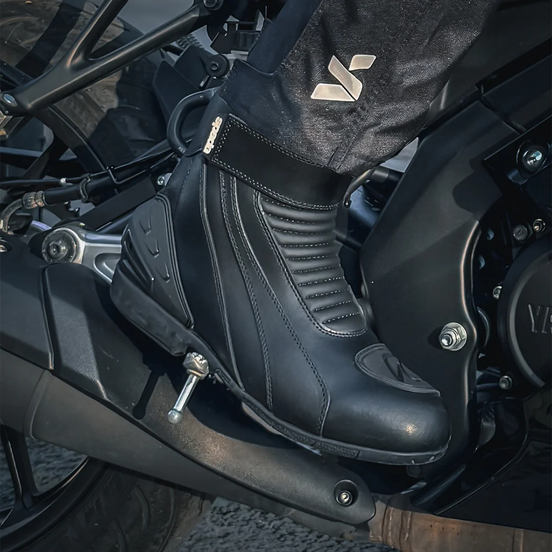 Icon Black Waterproof Motorcycle Boots - Image 5