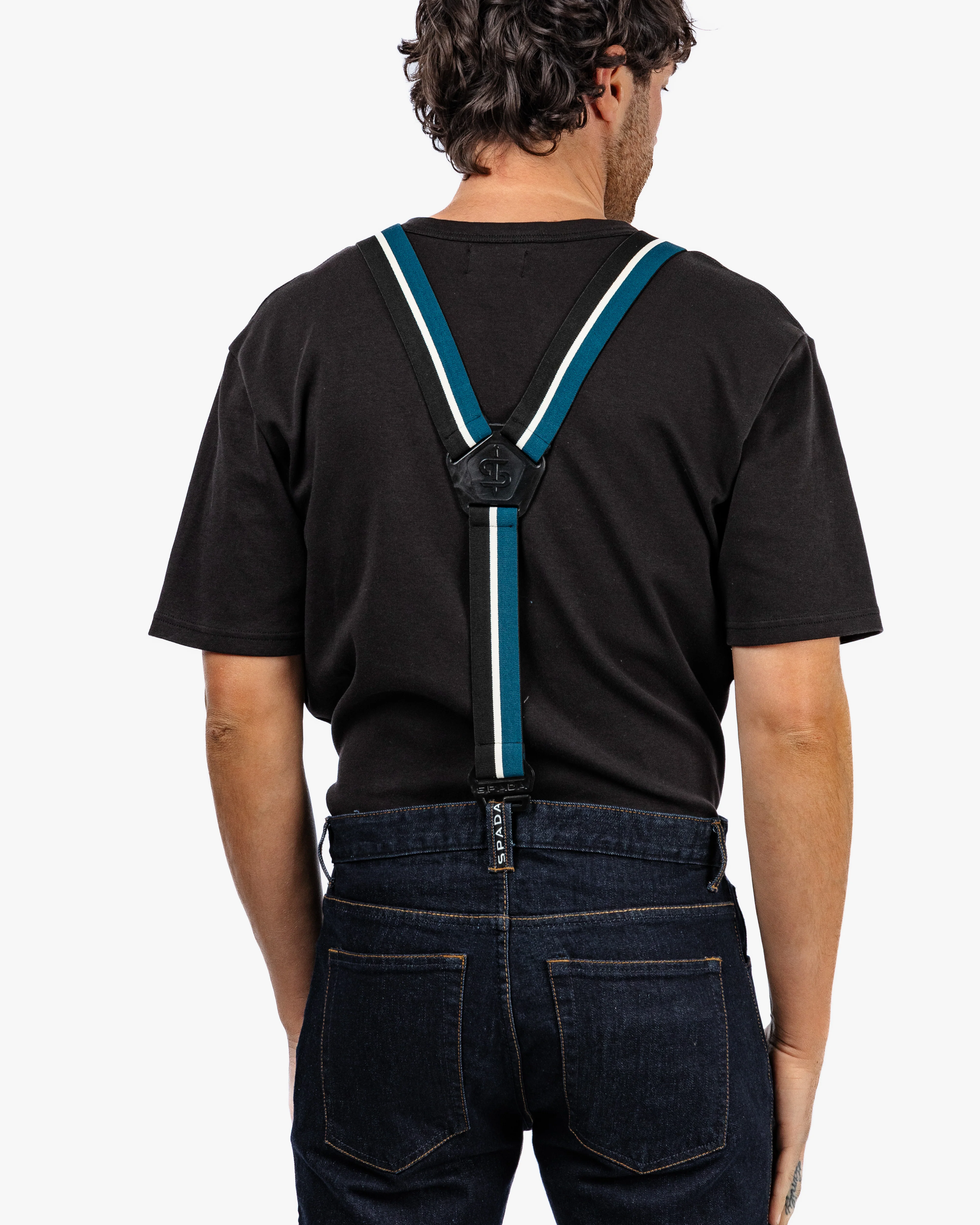 Kaiken Signature Blue Stripe Braces - Image 9