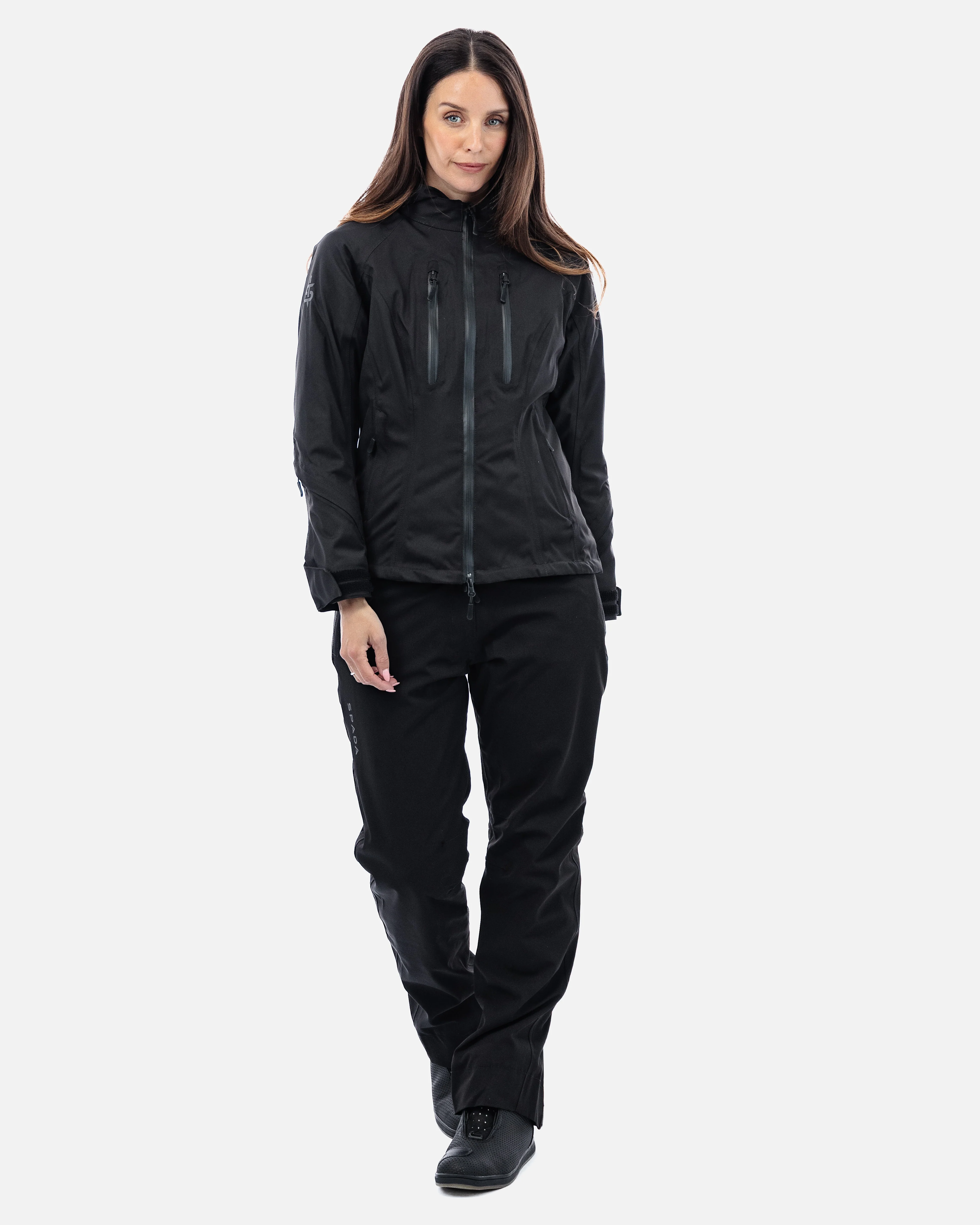 Lula Black Ladies Motorcycle Jacket - Image 4