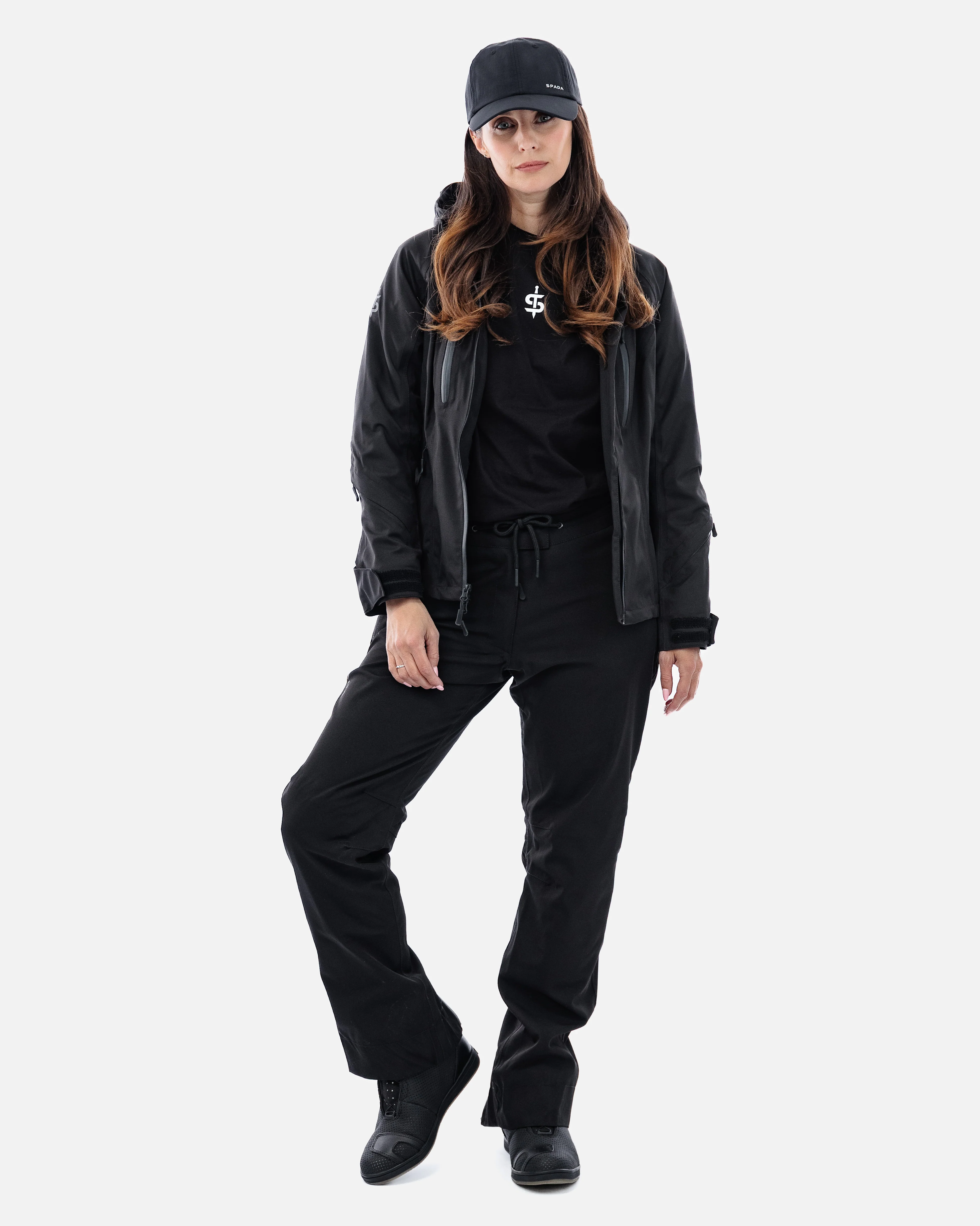 Lula Black Ladies Motorcycle Jacket - Image 6
