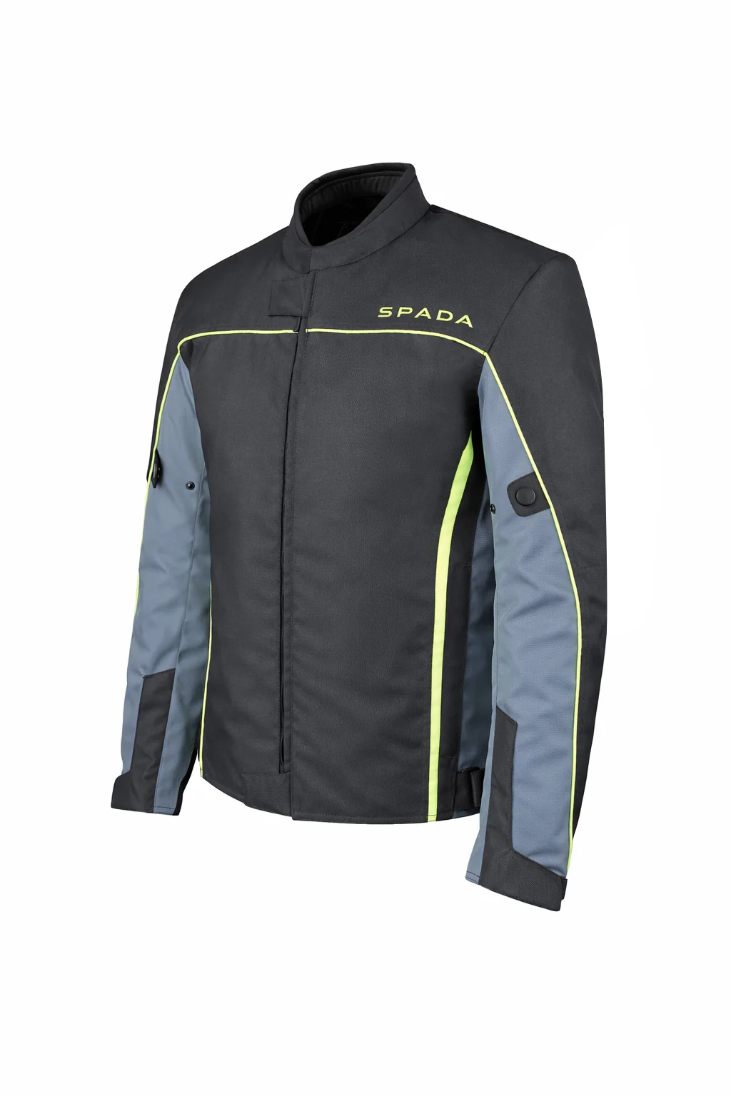 Pace Rev.2 Black, Grey & Fluo Motorcycle Jacket - Image 14