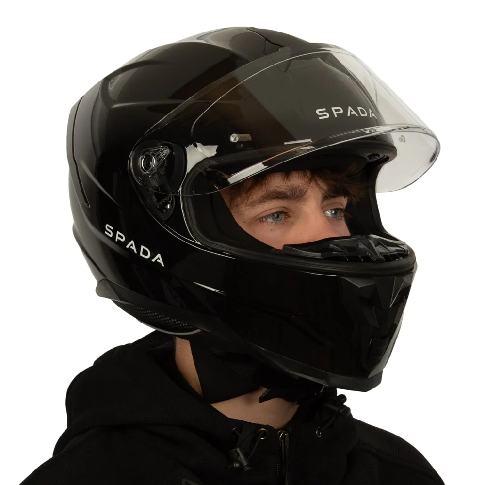 Raiden 2 Black Full Face Motorbike Helmet - Image 4