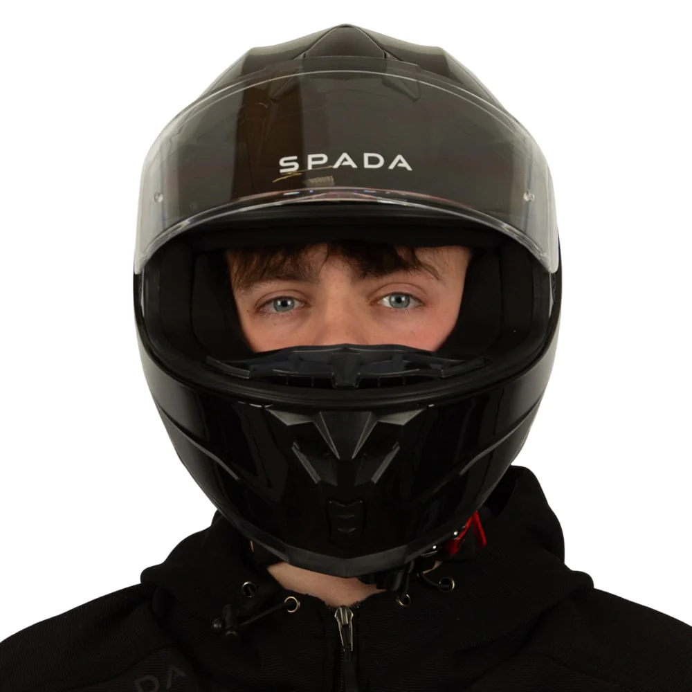 Raiden 2 Black Full Face Motorbike Helmet - Image 5