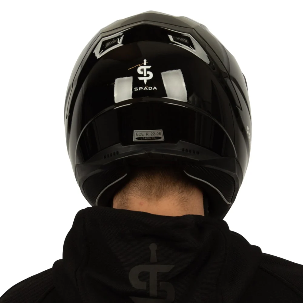Raiden 2 Black Full Face Motorbike Helmet - Image 7