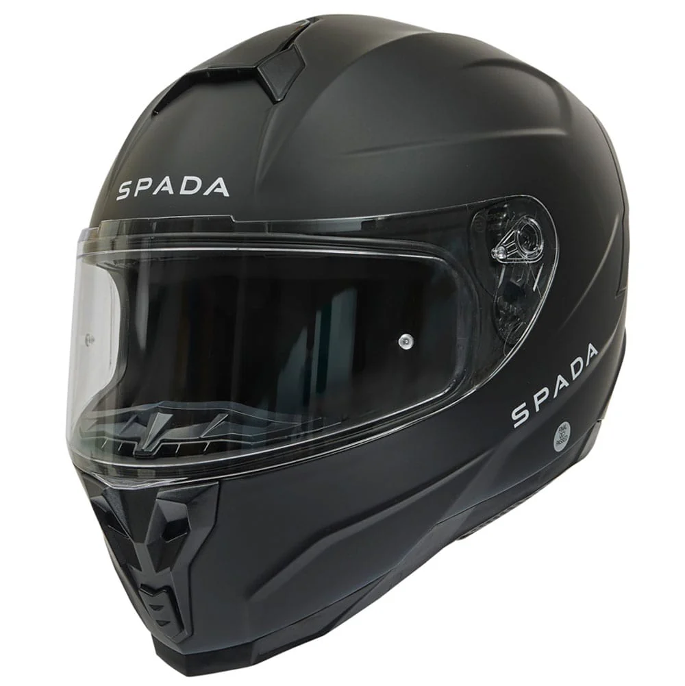 Raiden 2 Matt Black Full Face Motorbike Helmet